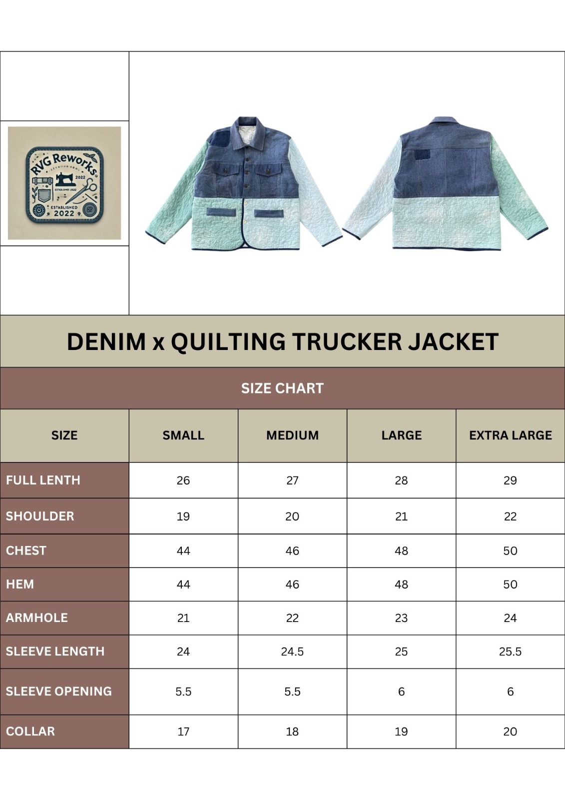 Upcycled Denim Quilt Jacket