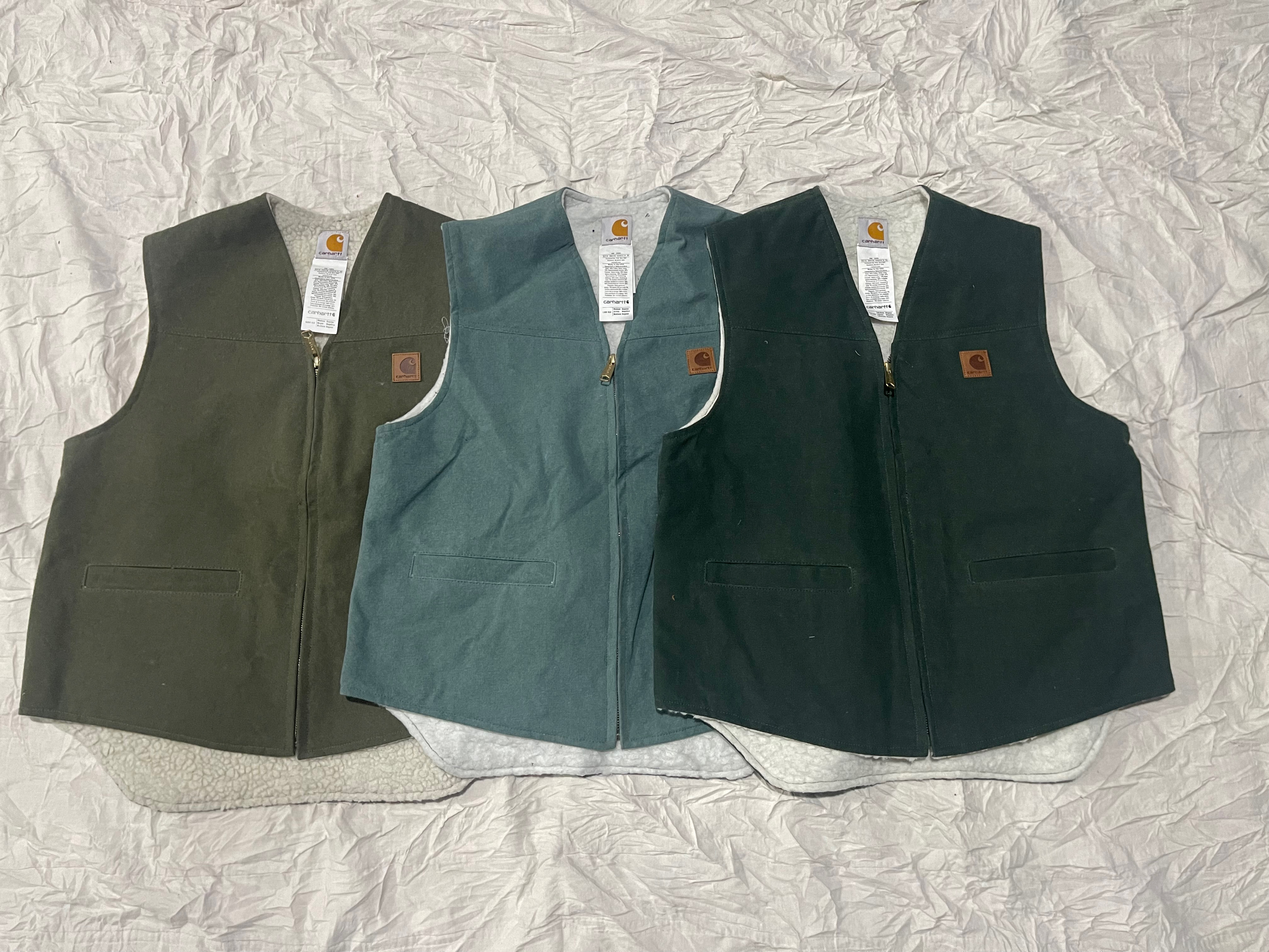 Rework style acid wash gilets