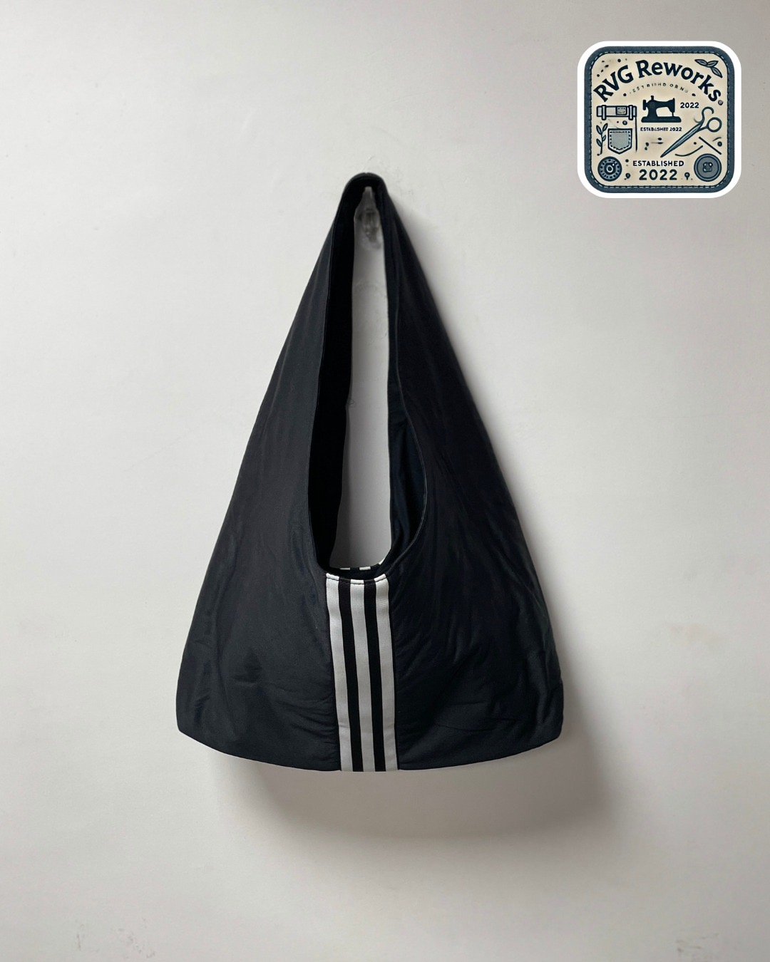 Upcycled Sling Shoulder Tote Bag