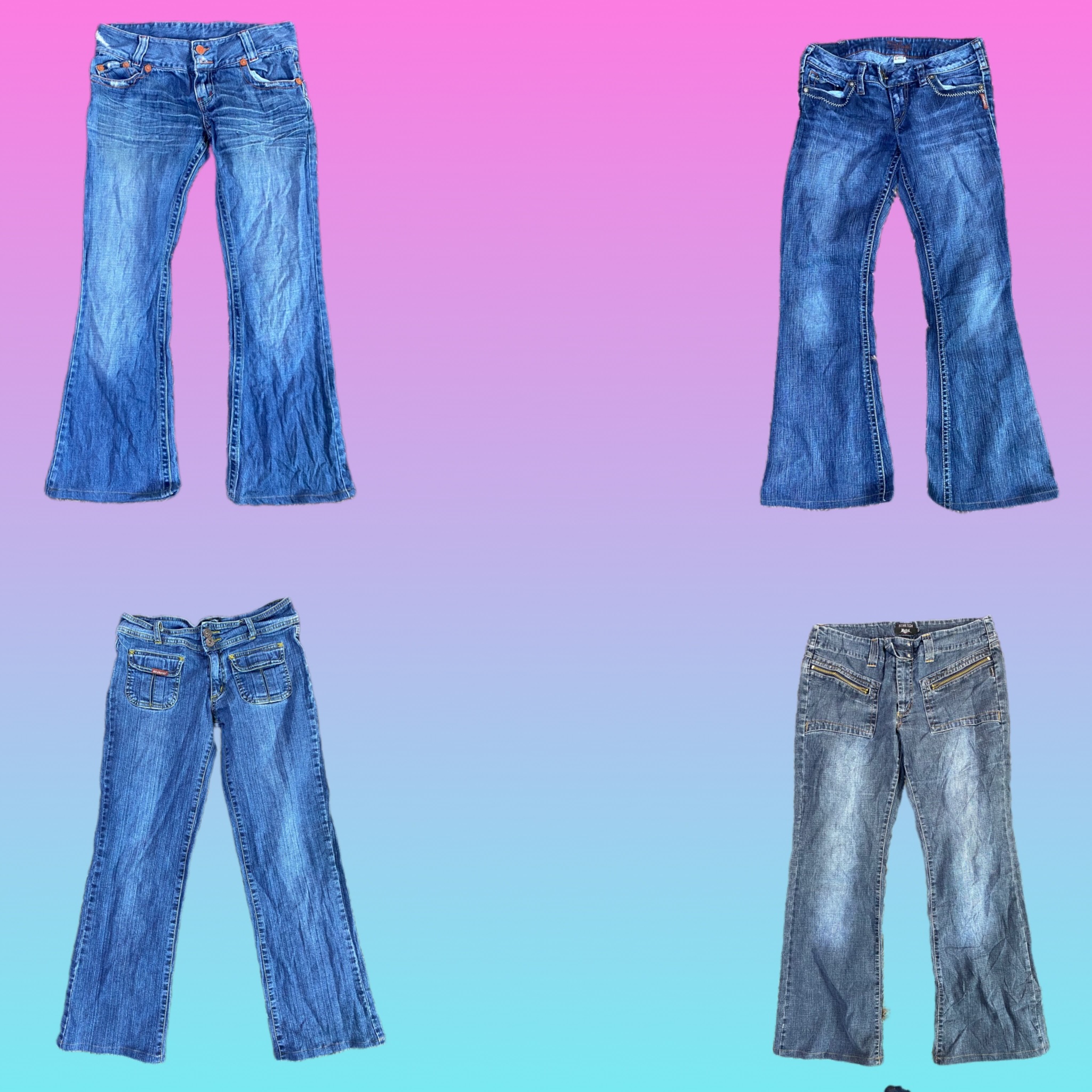 Y2K Denim flare jeans (TS-004)
