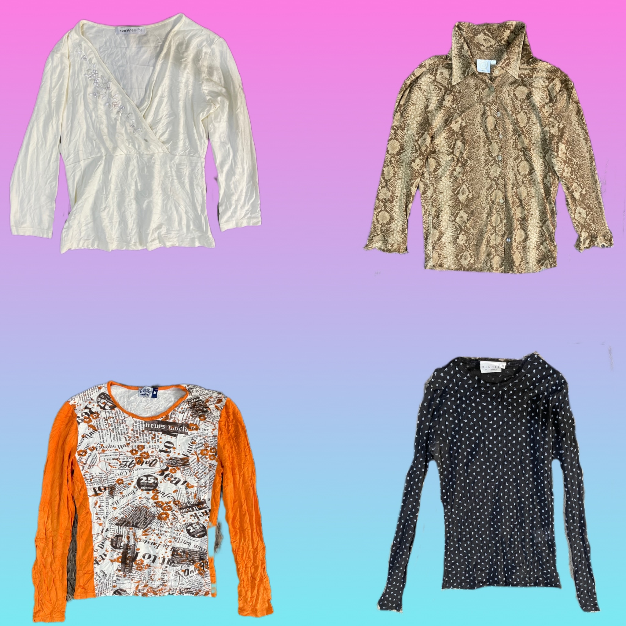 Y2K Grunge Full sleeve Tops (TS-008)