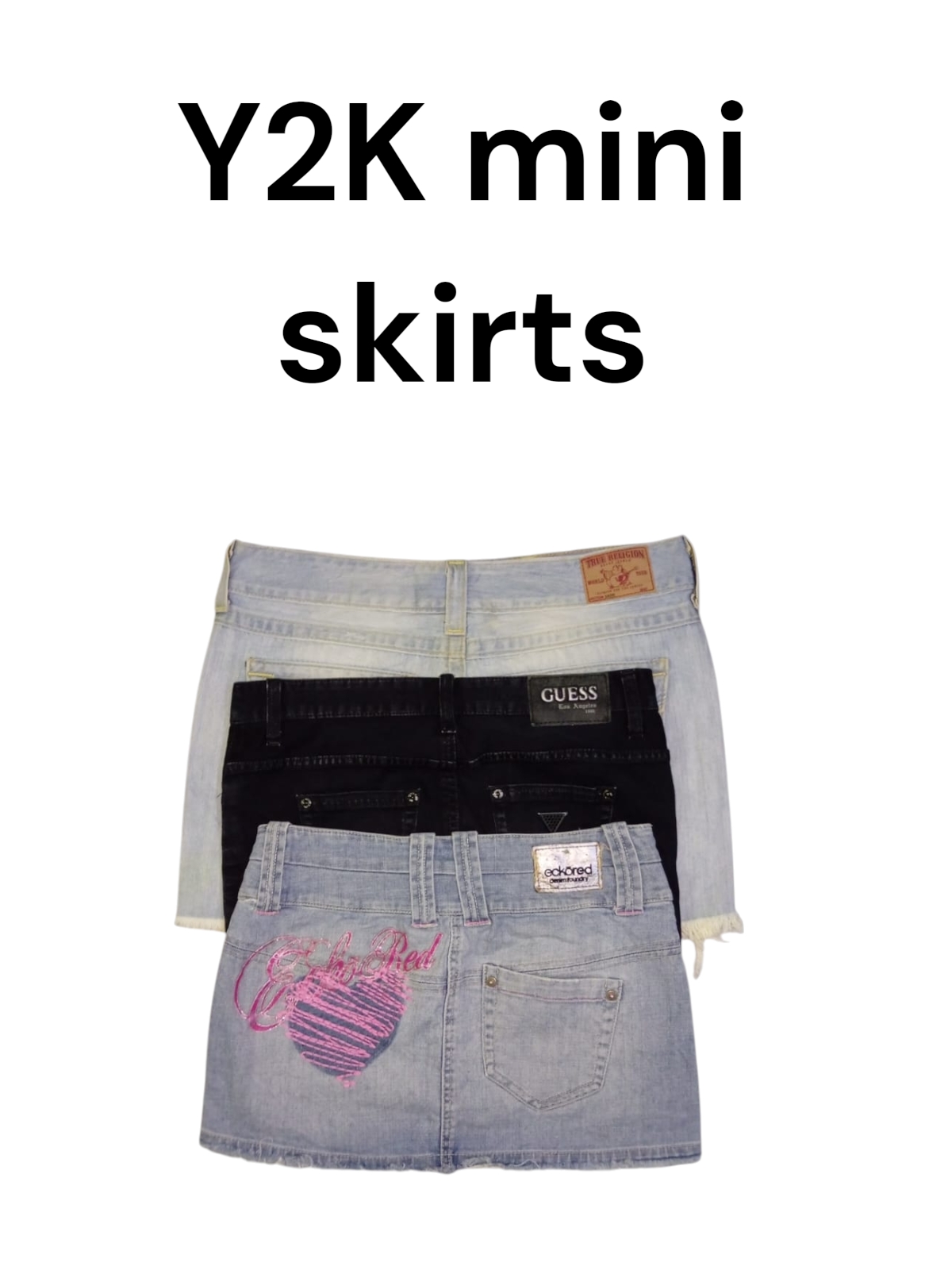 Y2K mini skirts