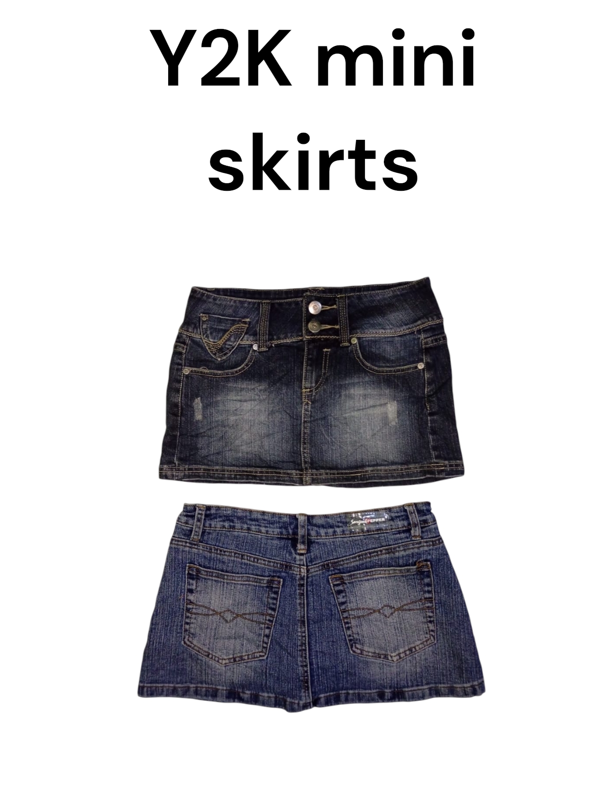 Y2K mini skirts