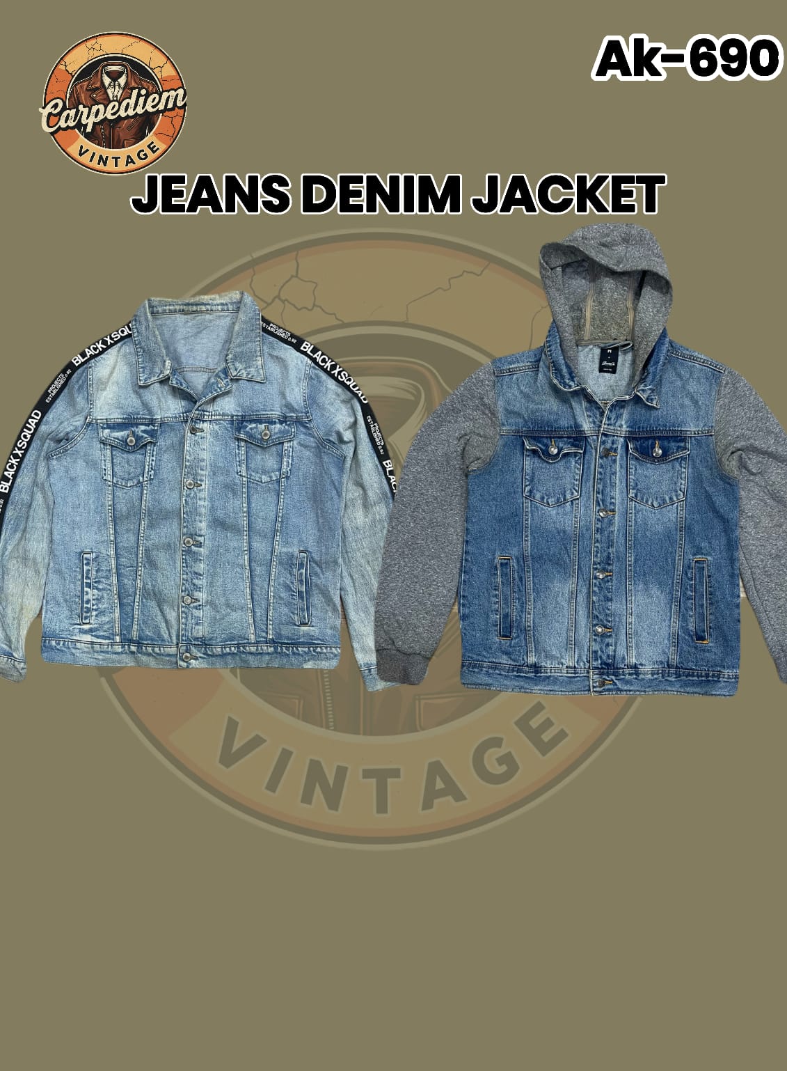 Jeans Denim Jacket Ak-690