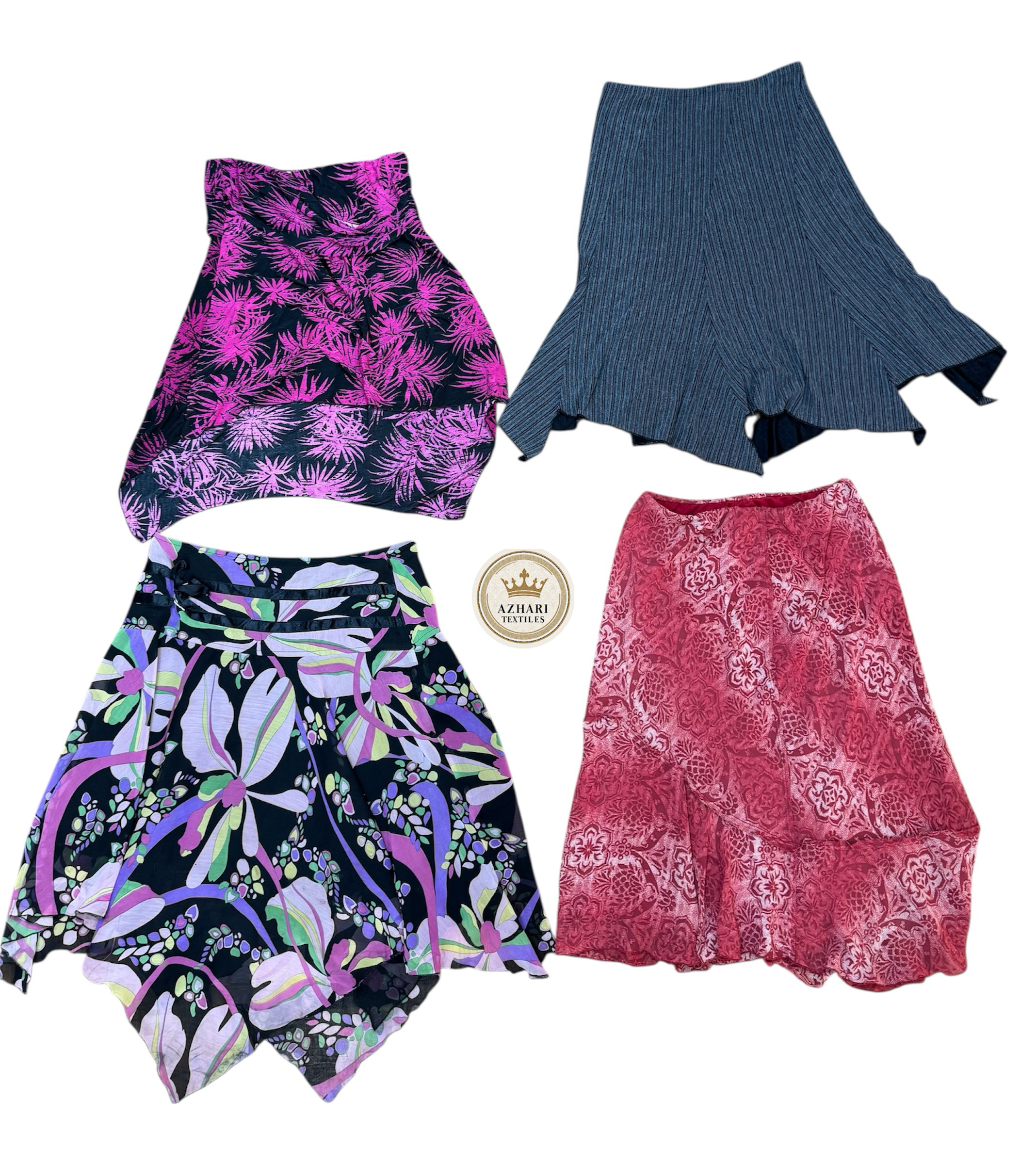 Y2K poly mesh skirts 10 pcs 389