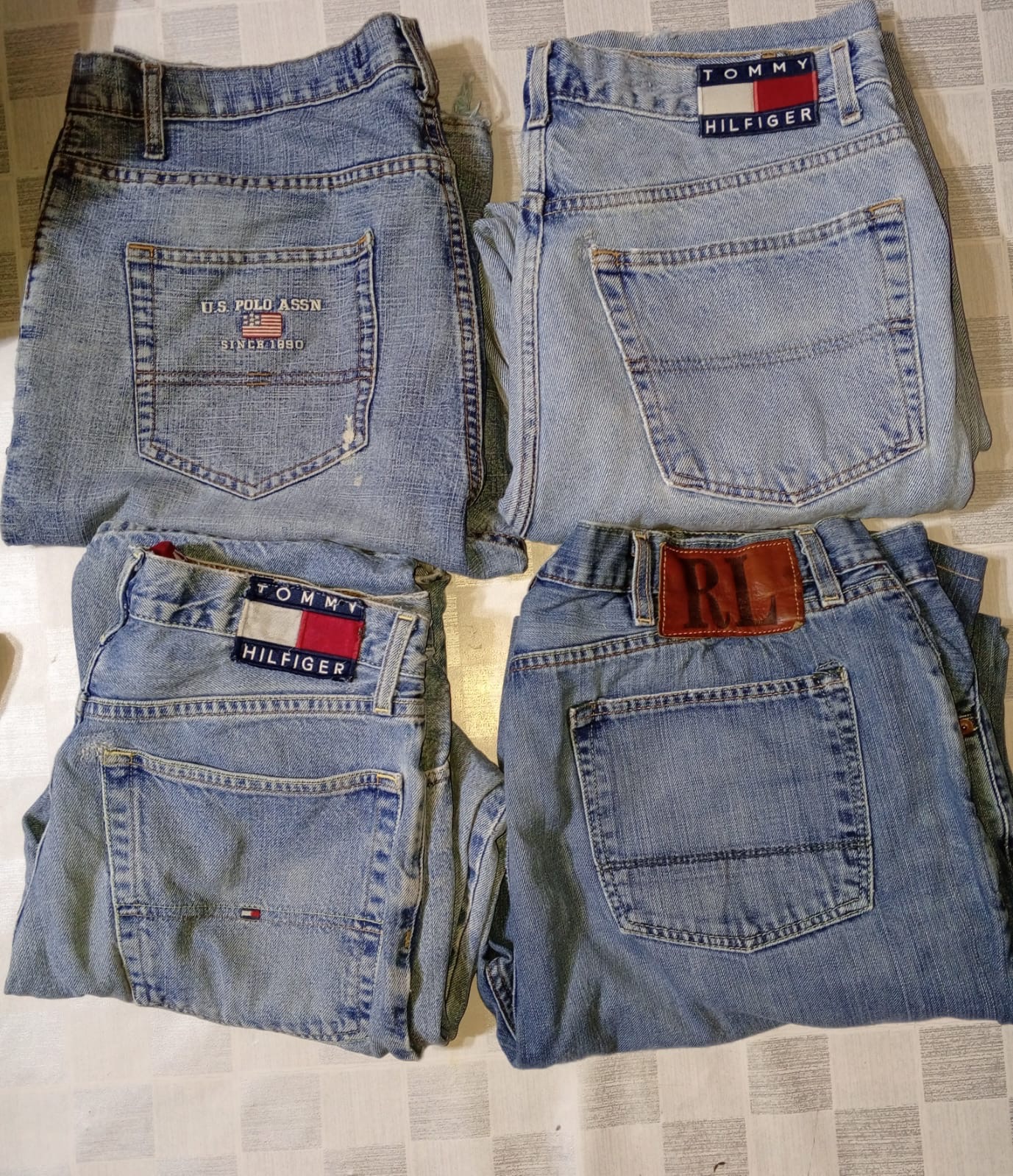 TOMMY HILFIGER U S A POLO ET AUTRES MARQUES MIXTES JEANS (ID 513)