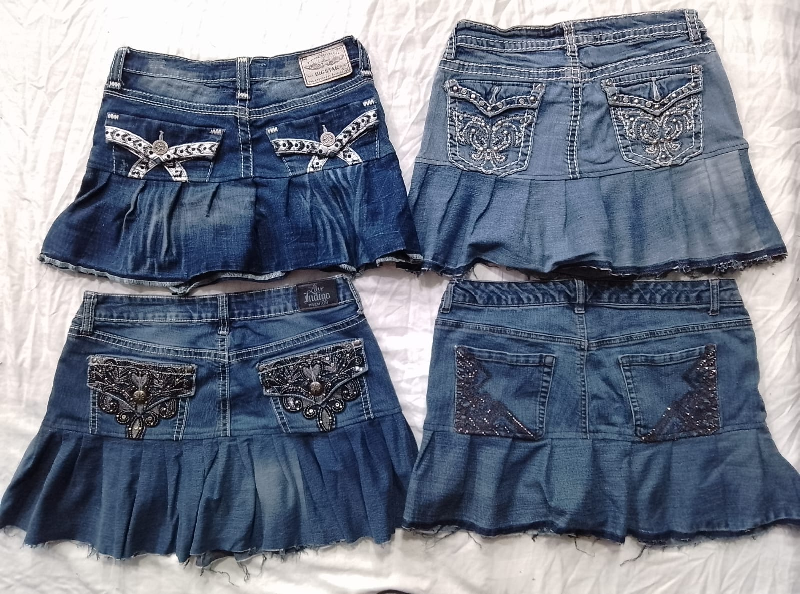 CR6068  Upcycled Flowy Skirts