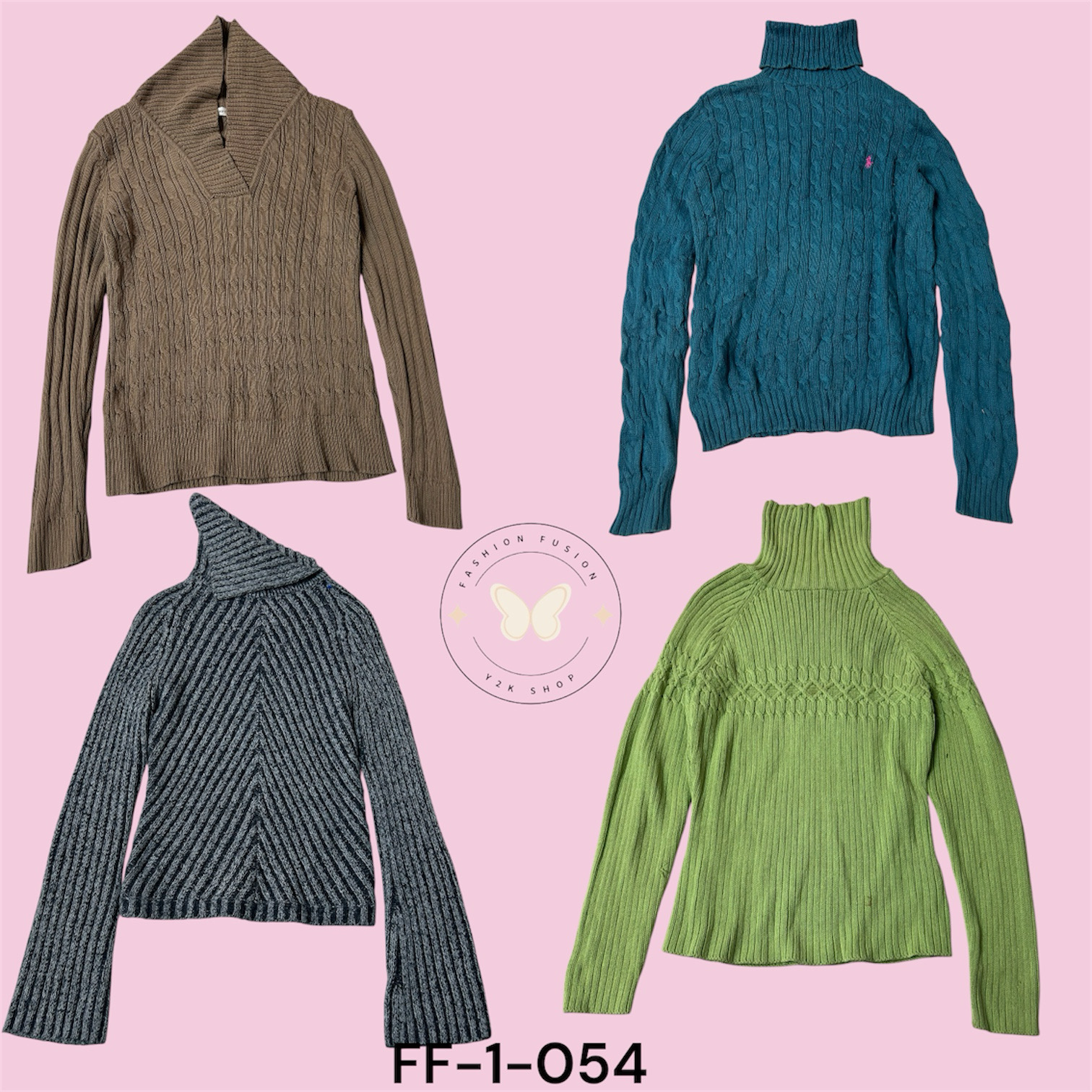 Classic High-Neck Winter Sweater (FF-1-054)