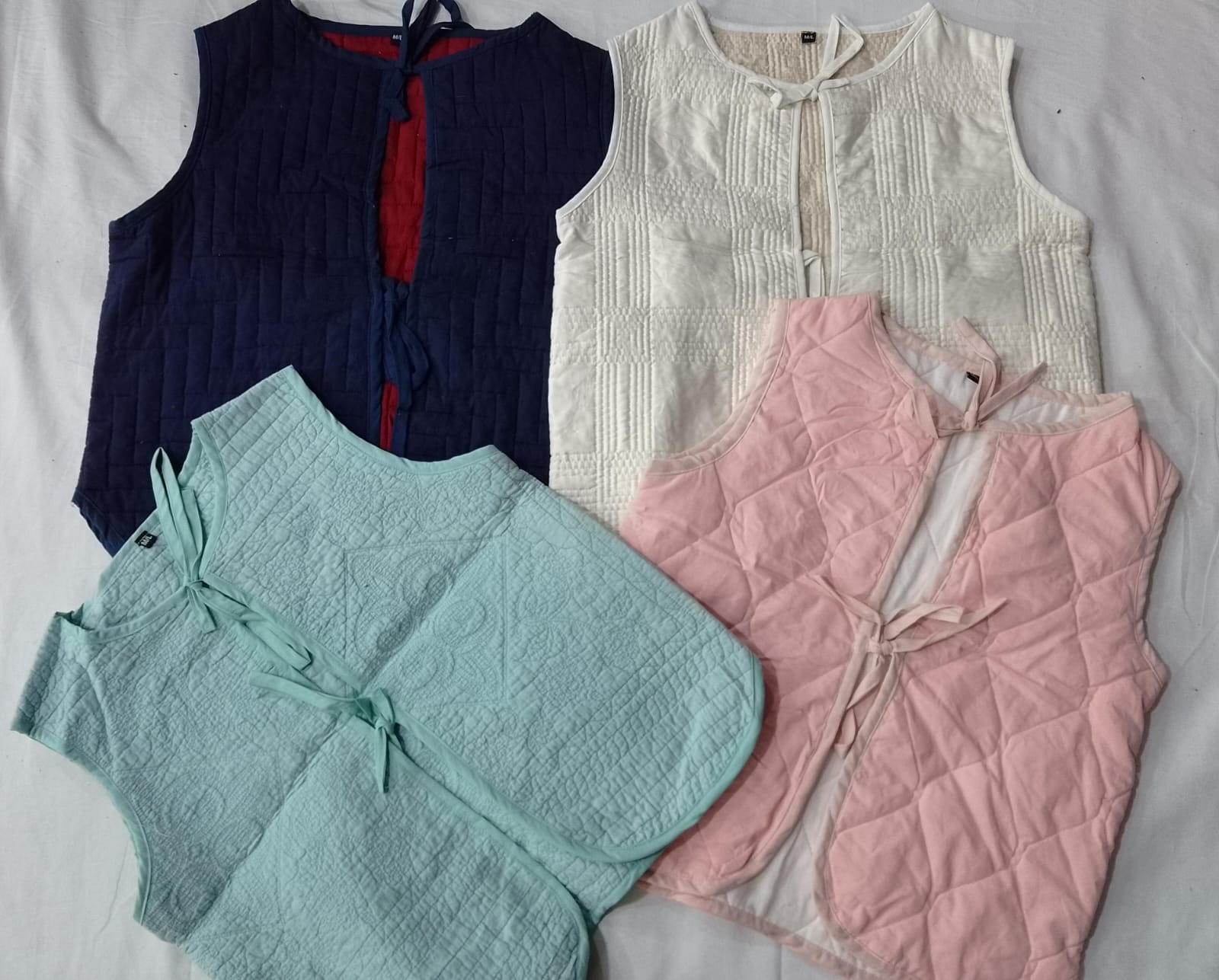 CR6075  Upcycled Comforter Vests