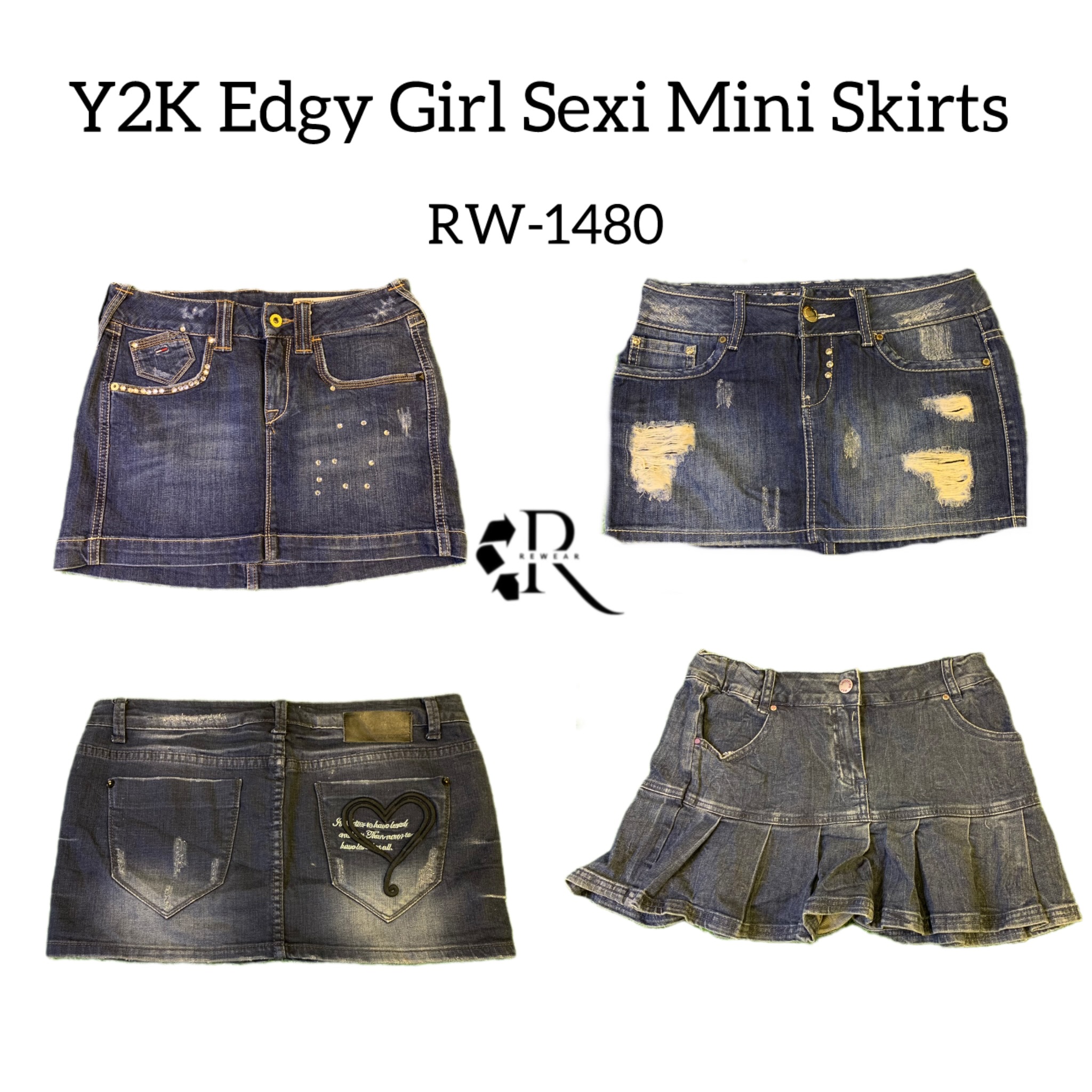 Y2K Edgy Girl Sexi Mini Skirts RW-1480