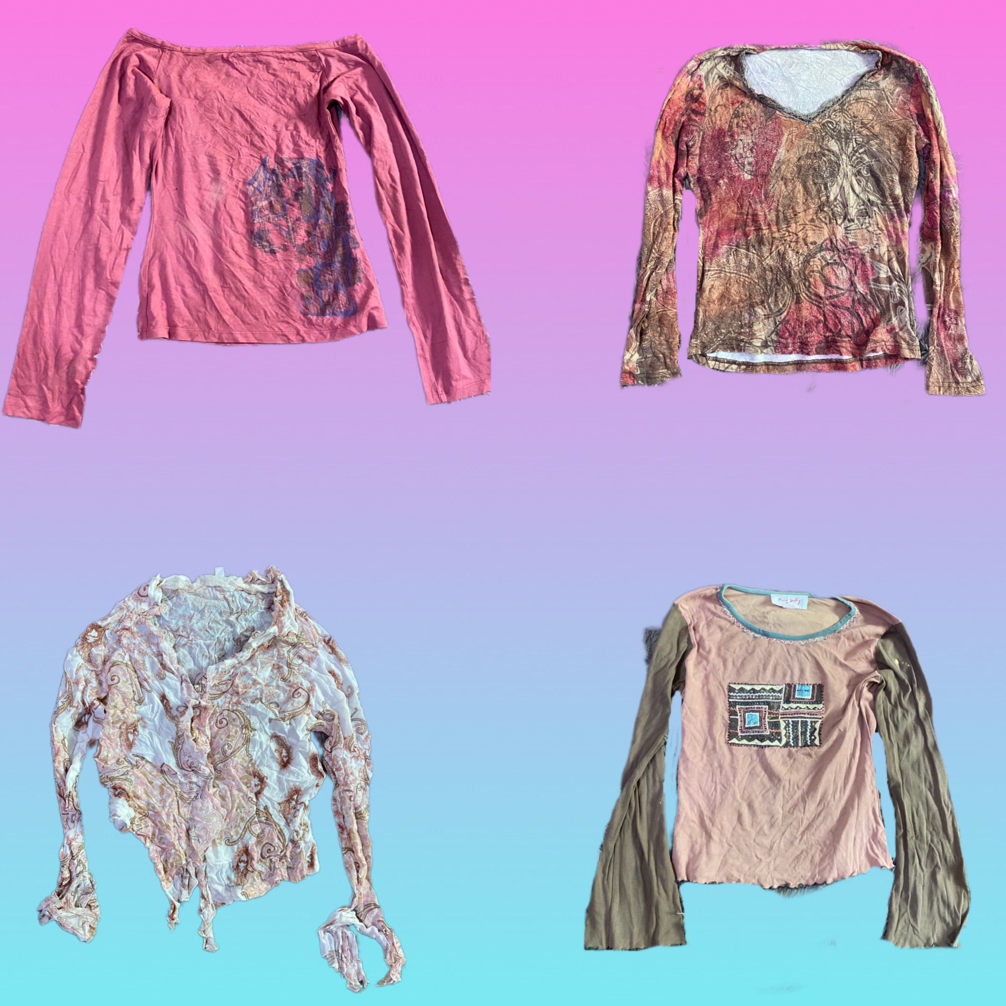 Y2K NYC Full Sleeve Tops (TS-016)