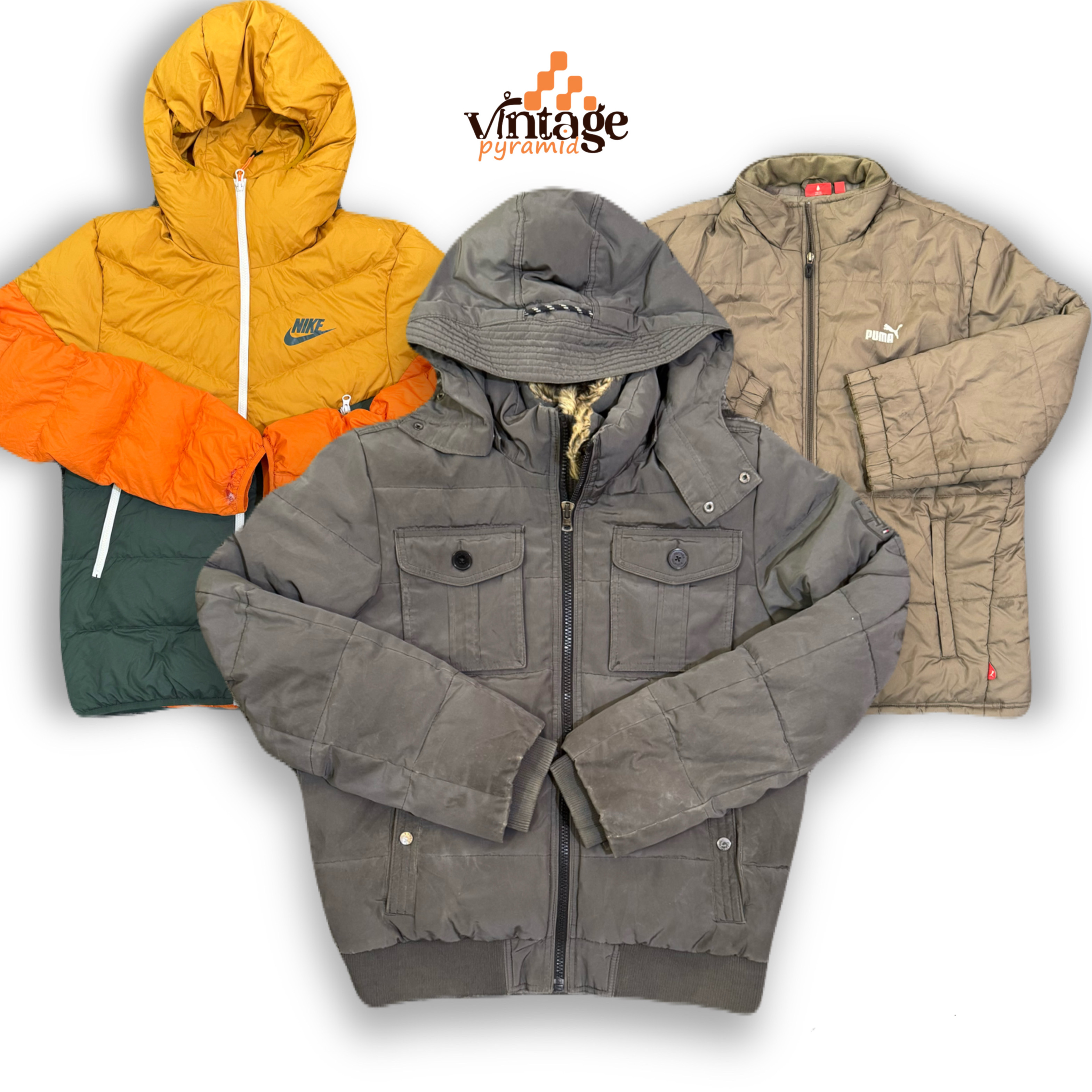 VPX1155 Burberry, Nike & Mix Brand Puffer Jacket