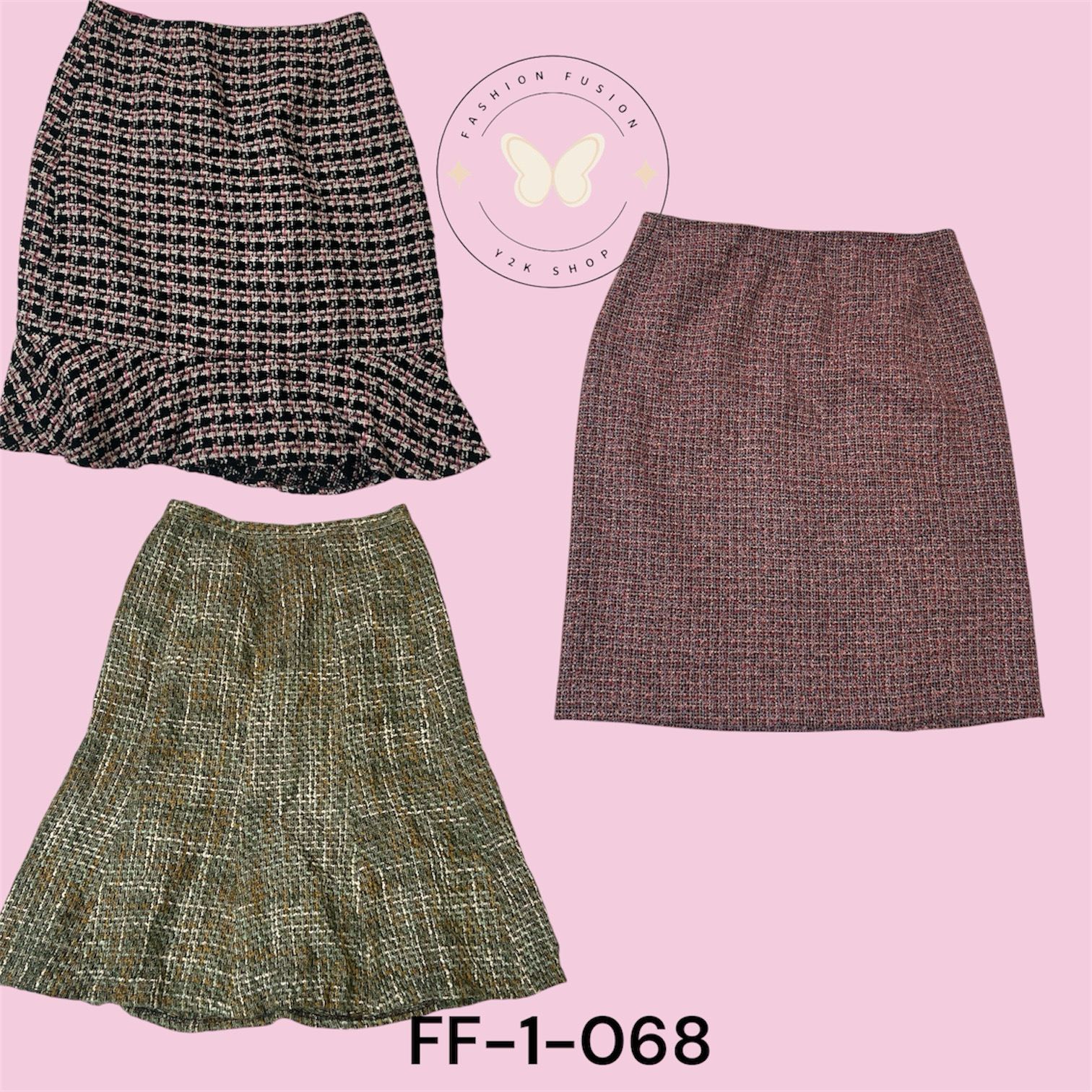 Women’s Cozy Wool Maxi Skirt – Olive Green, Elegant Design (FF-1-068)