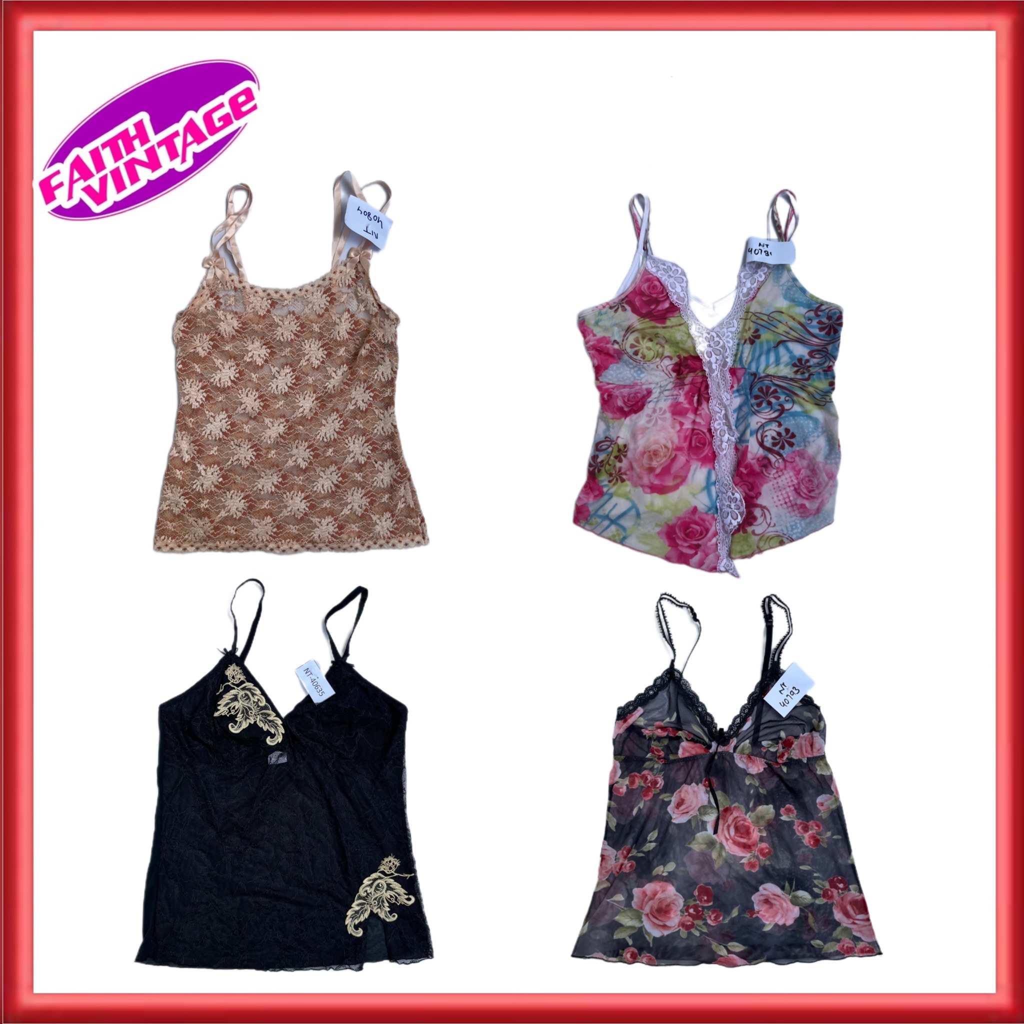 Ensemble de camisoles vives et audacieuses (FV-418)