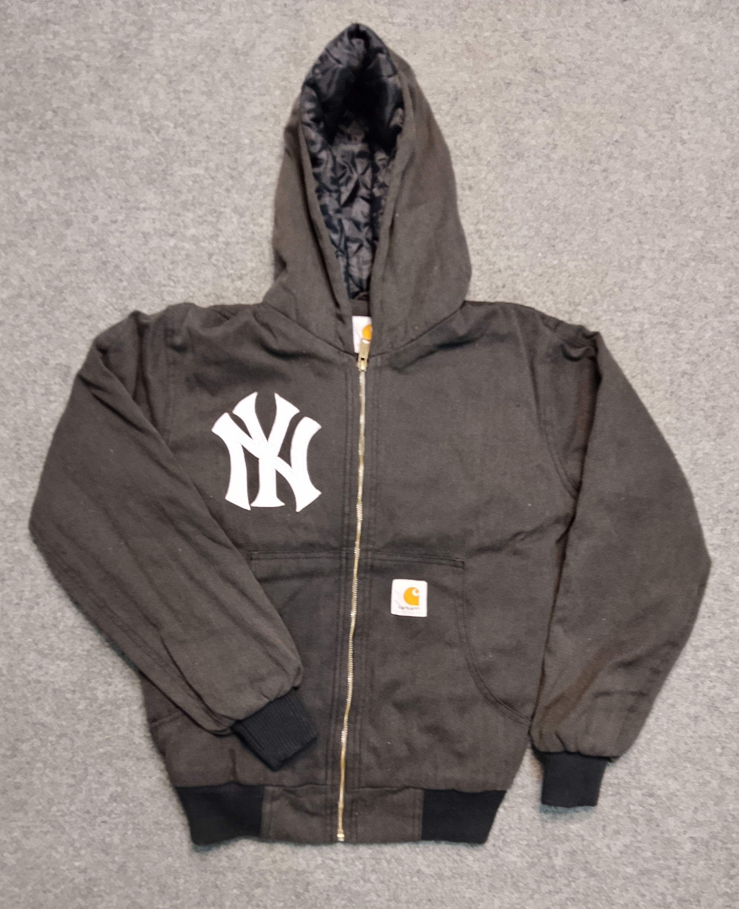 Carhartt NY rework style gray hooded jackets