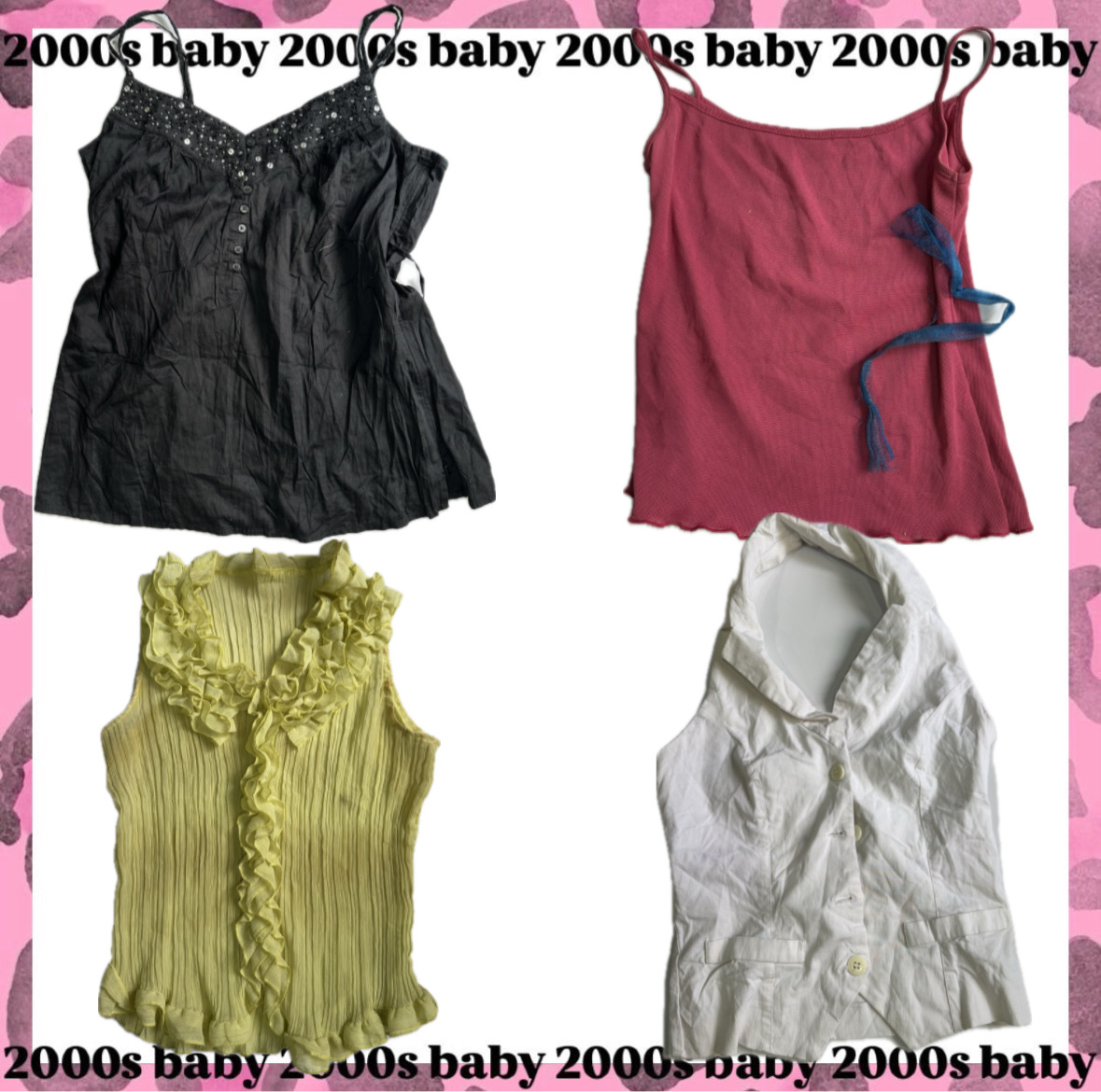 Garten Mädchen y2k Tops-092