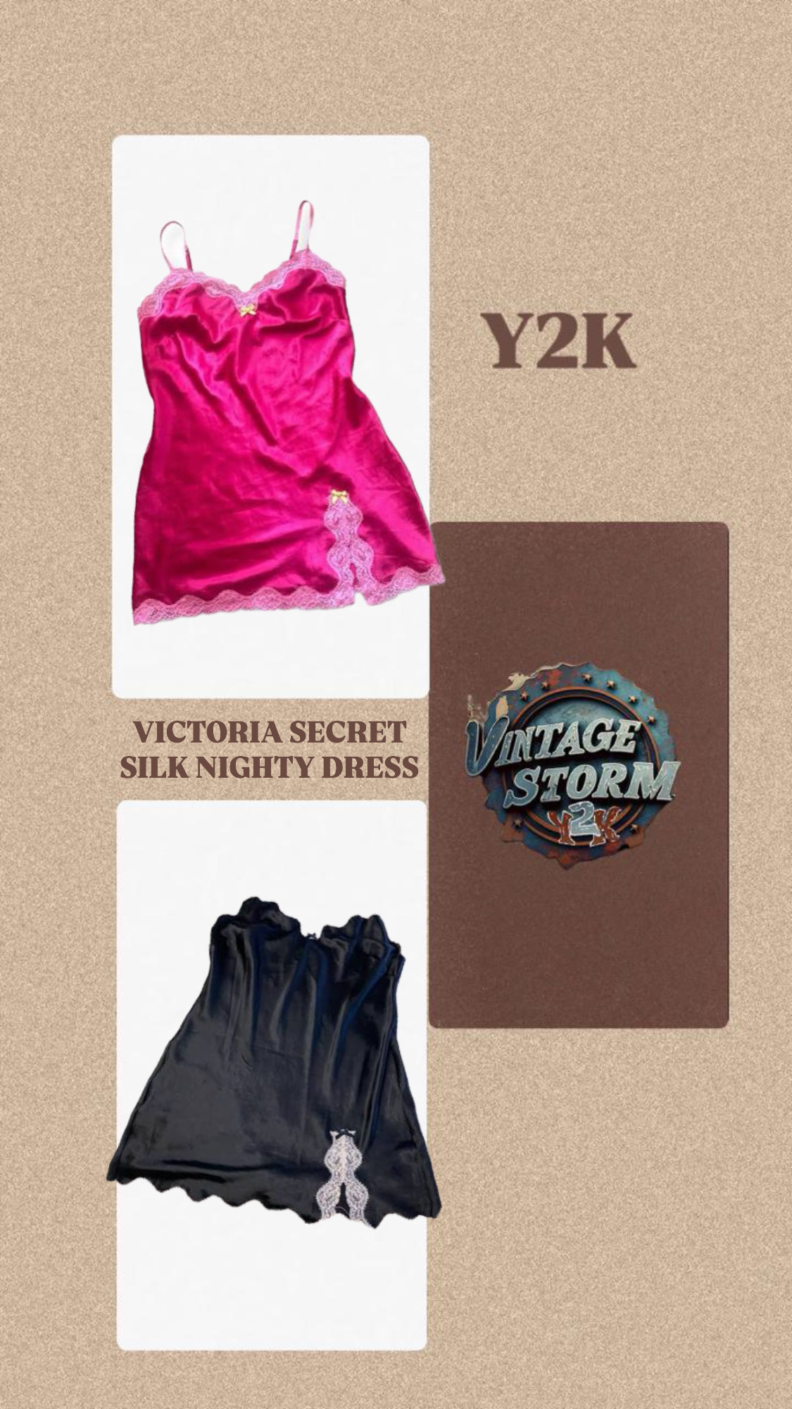 Y2K Victoria Secret Silk Nighty