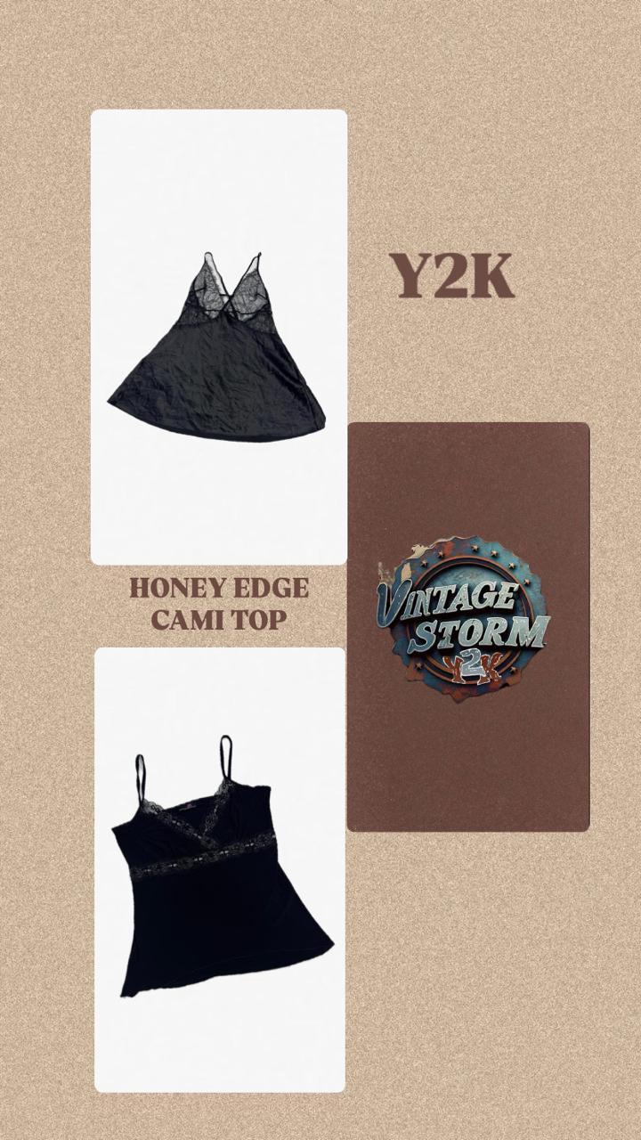 Y2K Honey Edge Cami Tops