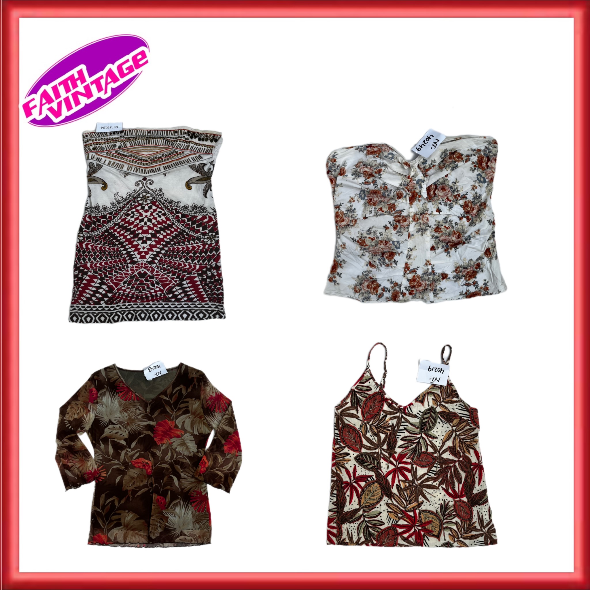 Techno Thread Chrome Tops ,Skirt  Bundle(FV-429)