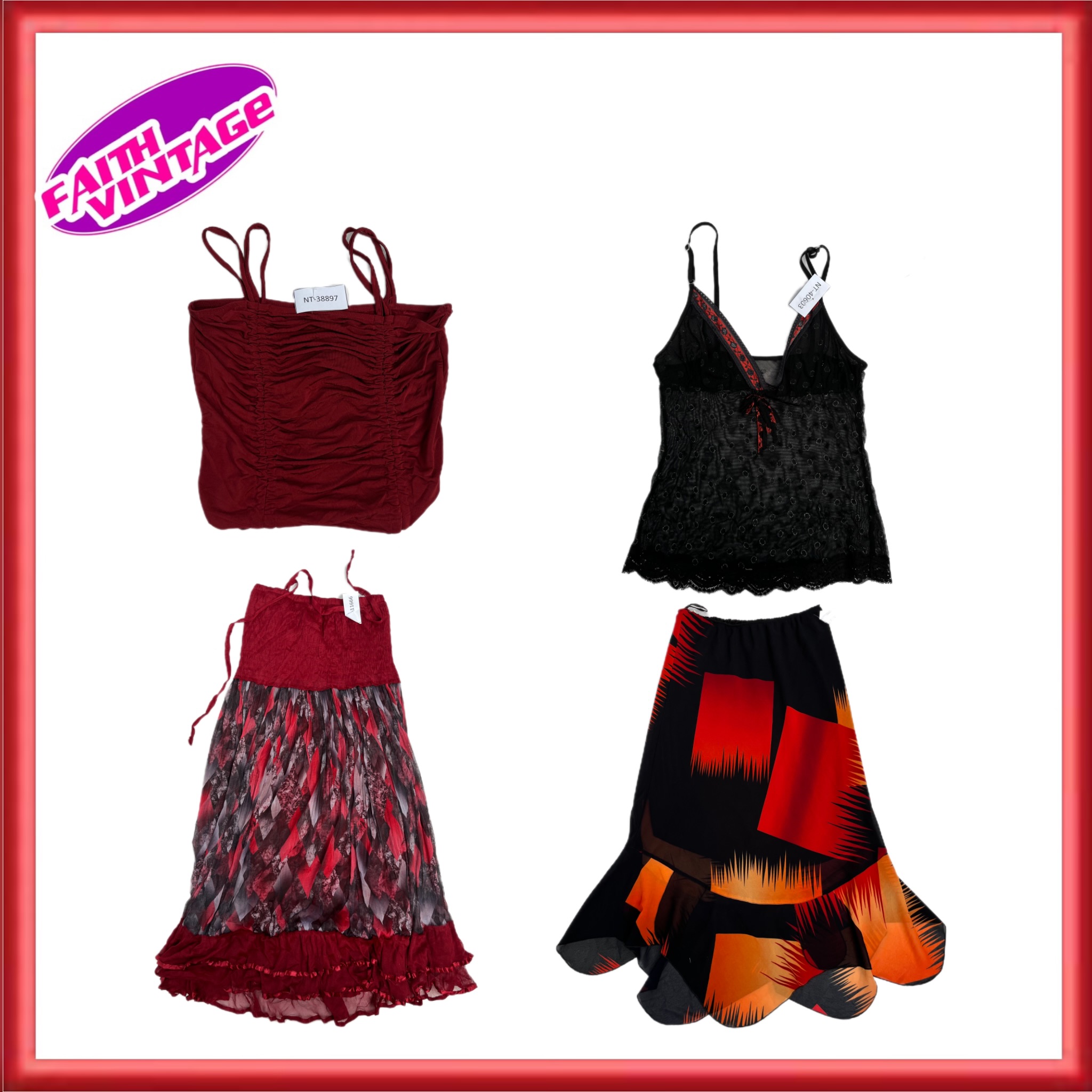 Elegante Core Kombination aus Oberteil und Rock (FV-438)