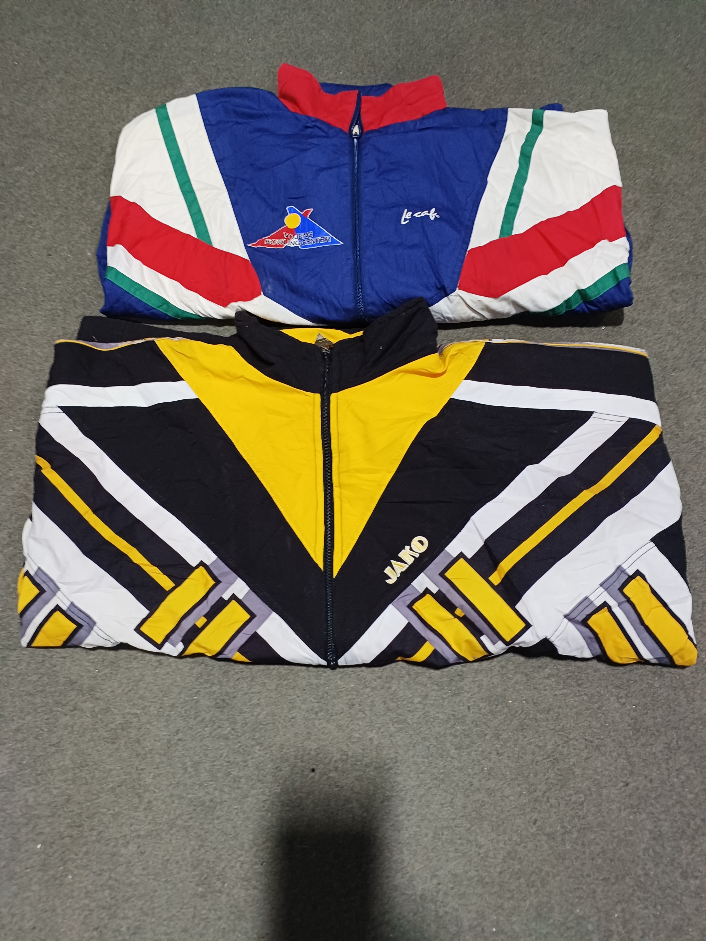 Multi colour nylon jacket