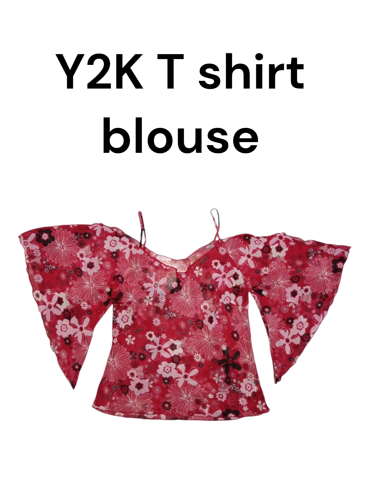 T-shirt blouse Y2K