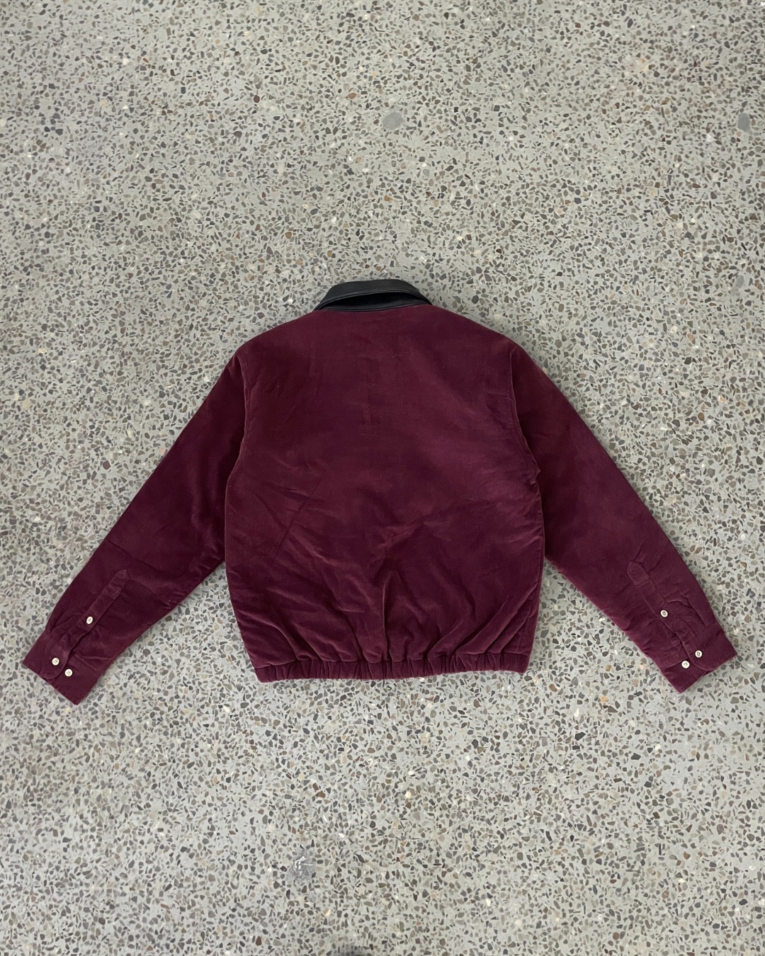 Upcycled Cordury Zip Shacket