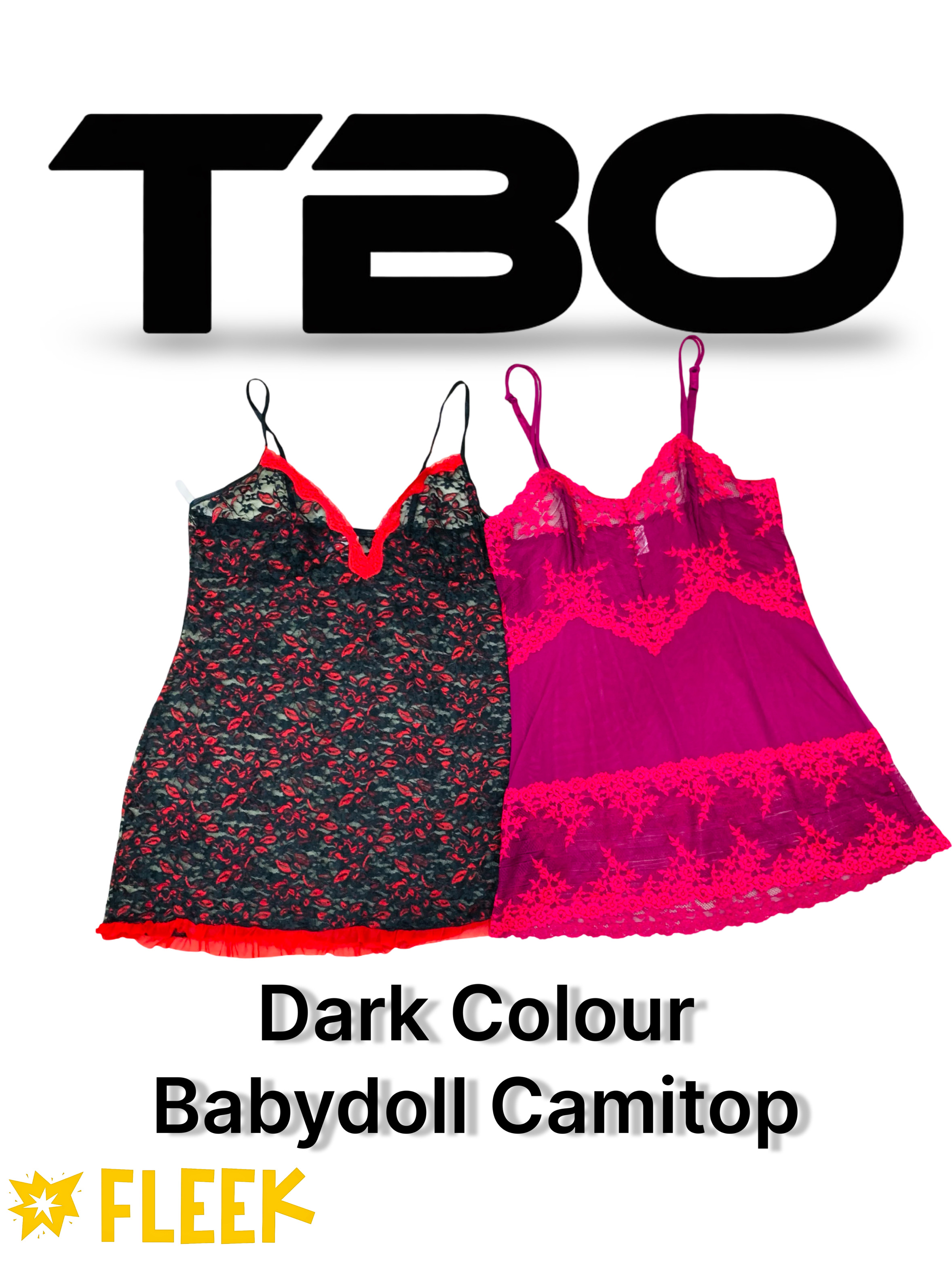 Dark Colour Babydoll Camitop    (HM-117)