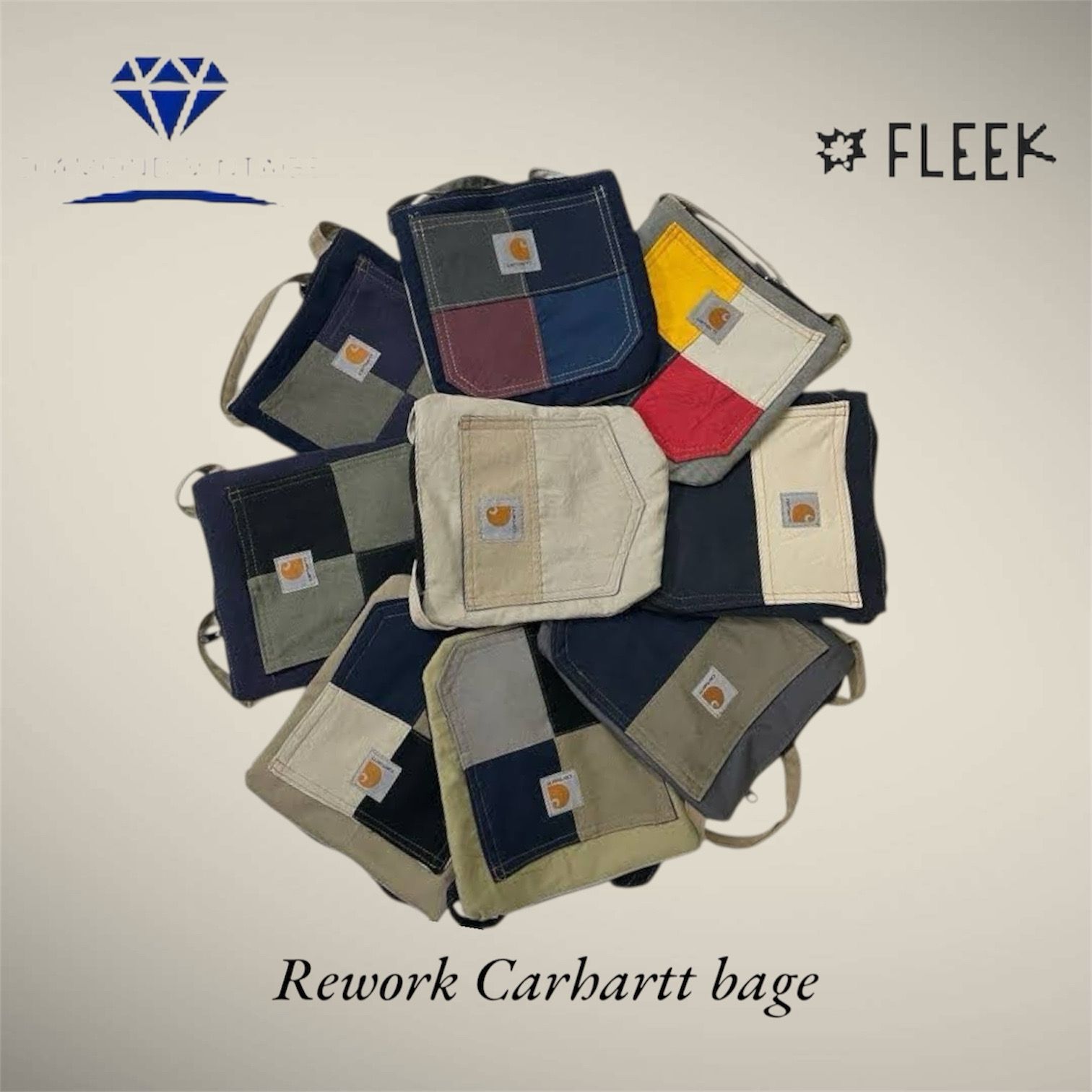 Upcycle Carhartt canvas bags (DV -01-450)