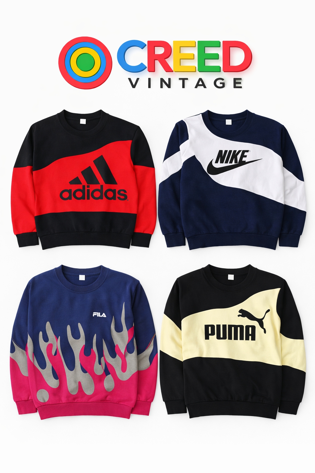 CR6093 Upcycle Mix Brand Sweatshirts