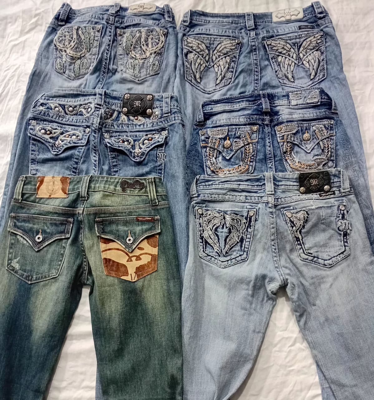 CR7001 Miss Me Flare Jeans