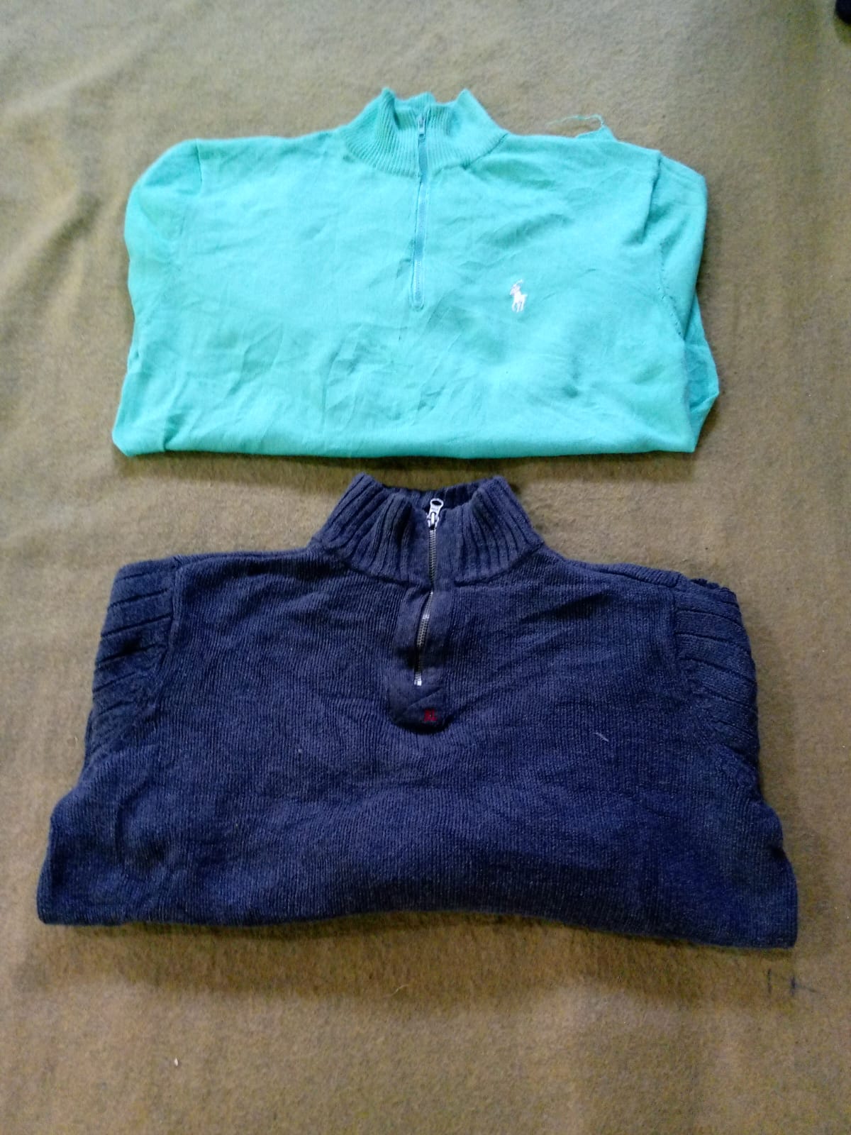 Maglione Polo 1/4 Zip