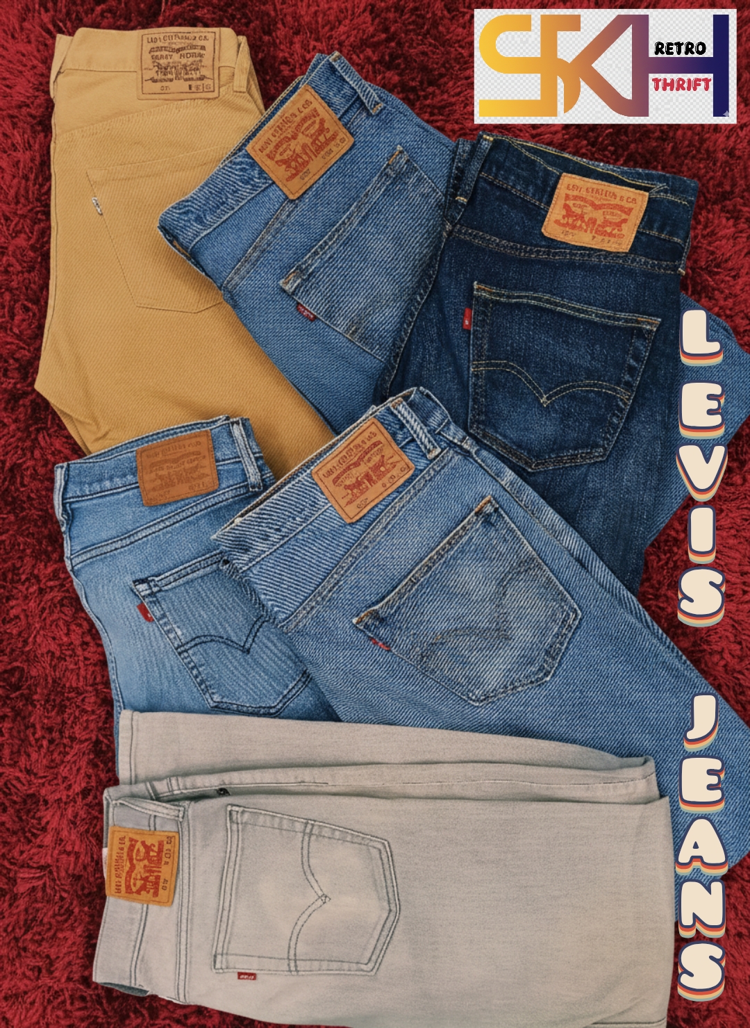 Mix Levi's jeans