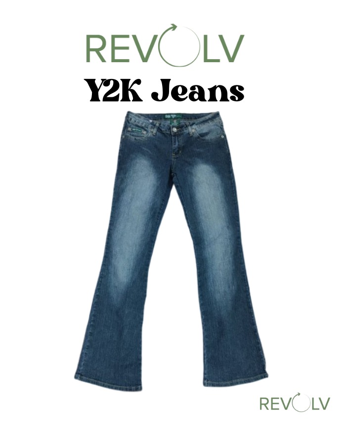 Y2K Embroided Flared Jeans (RY2K-05-EX)