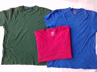 CR6113 Vintage Polo Round Neck T-Shirts