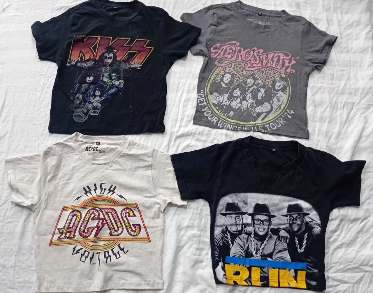 CR6123 Rework Music Crop Tees