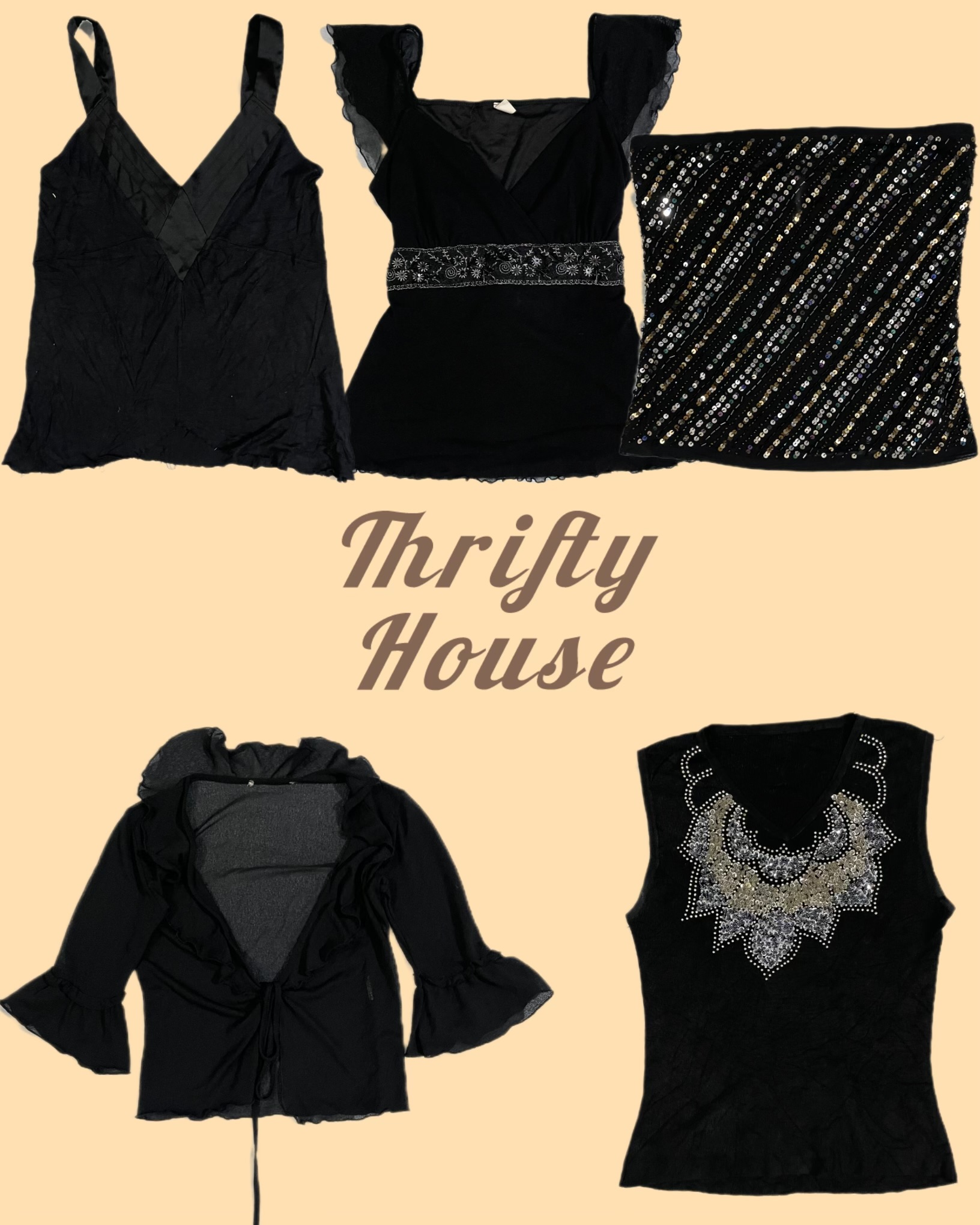 Monochromatic Y2k Tops(TH/157)