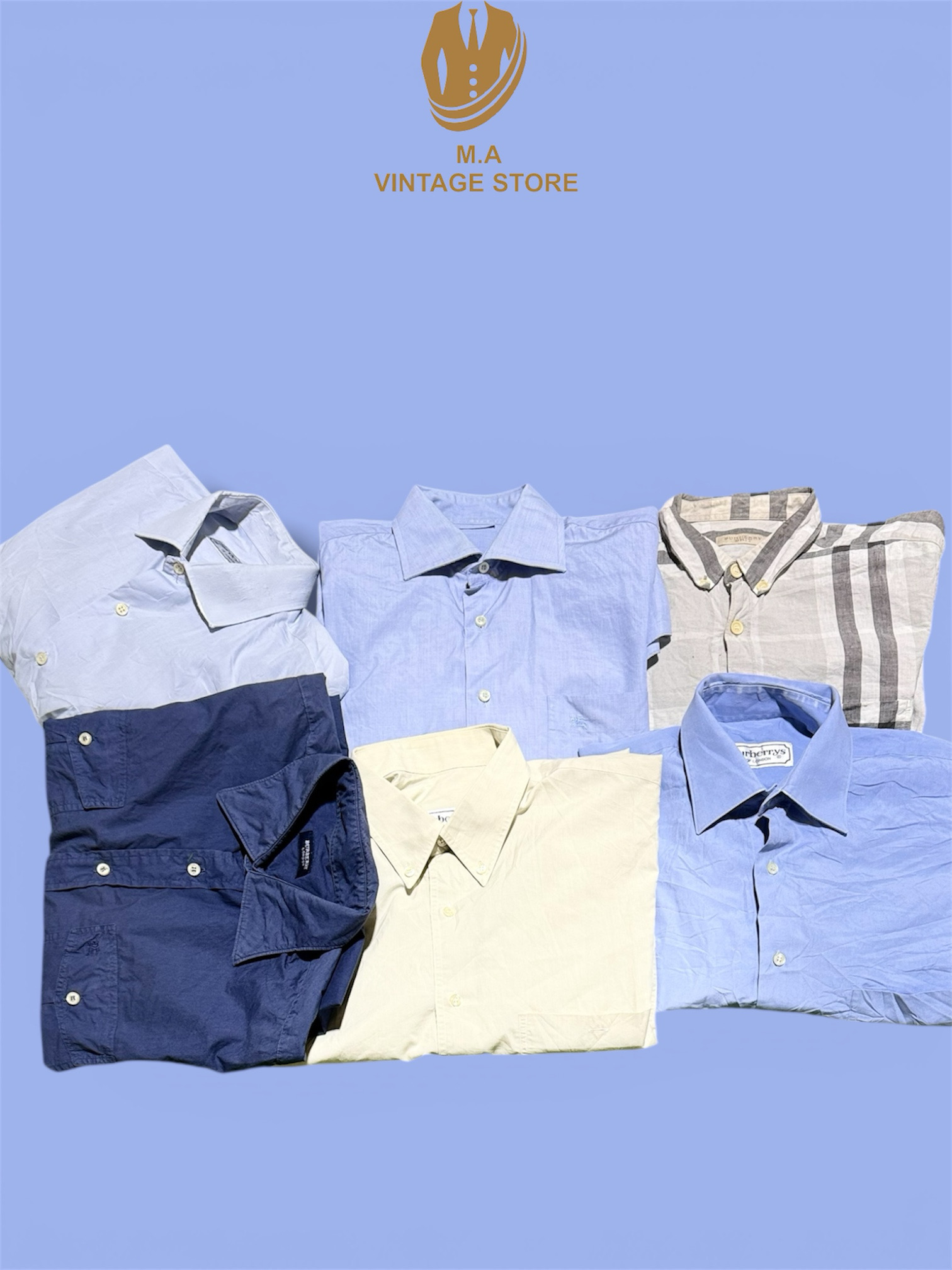 Premium Burberry Button Up Shirt(s4)