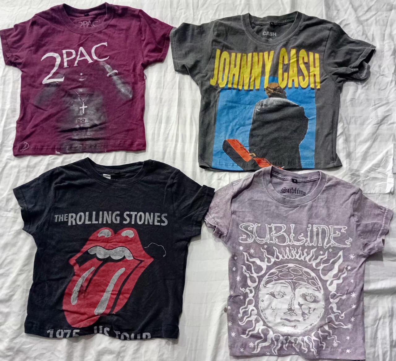 CR6126 Rework Music Crop Tees