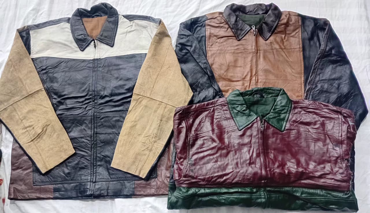 CR6132 Upcycle Leather Jackets