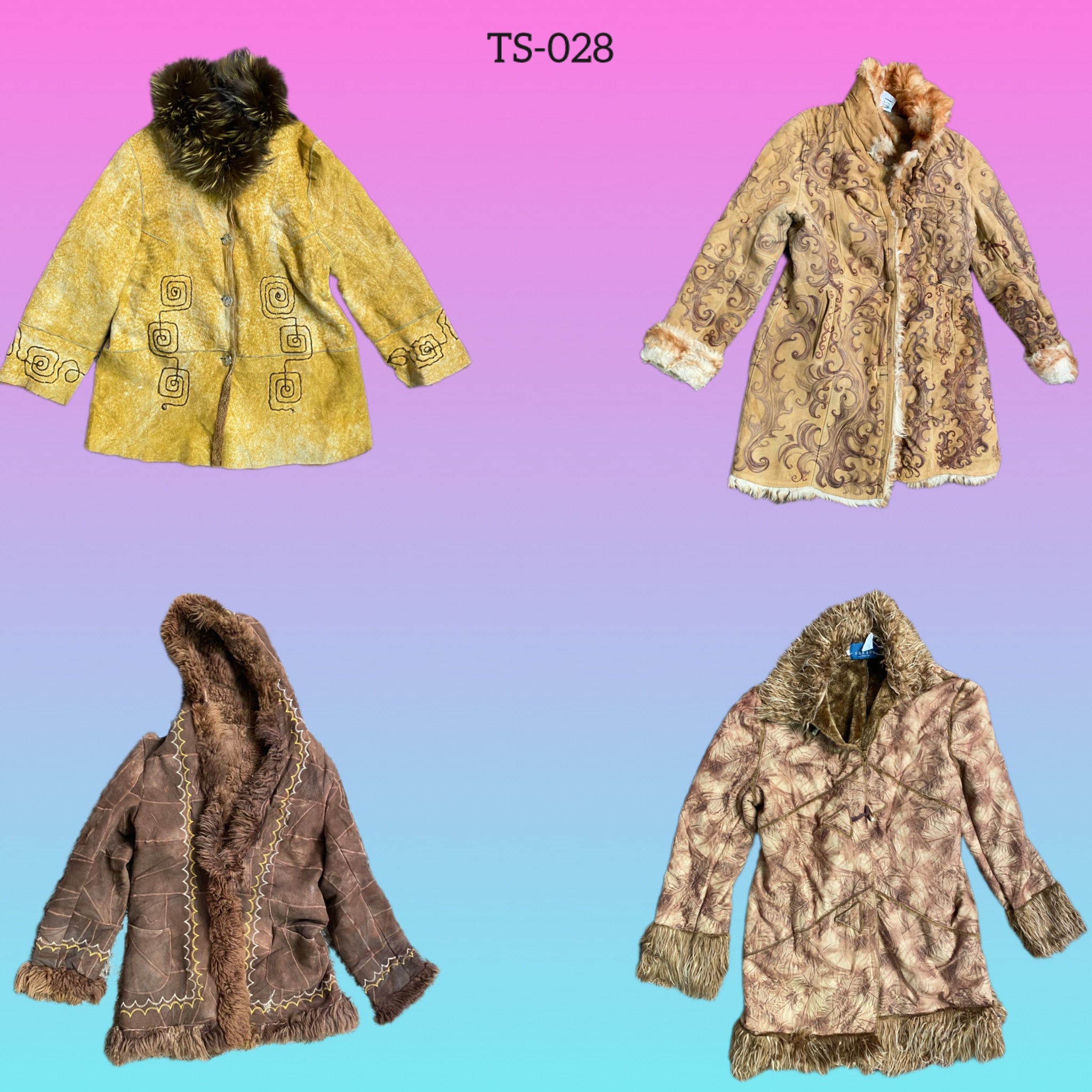 Manteau Afghan Fille IT Y2K (TS-028)