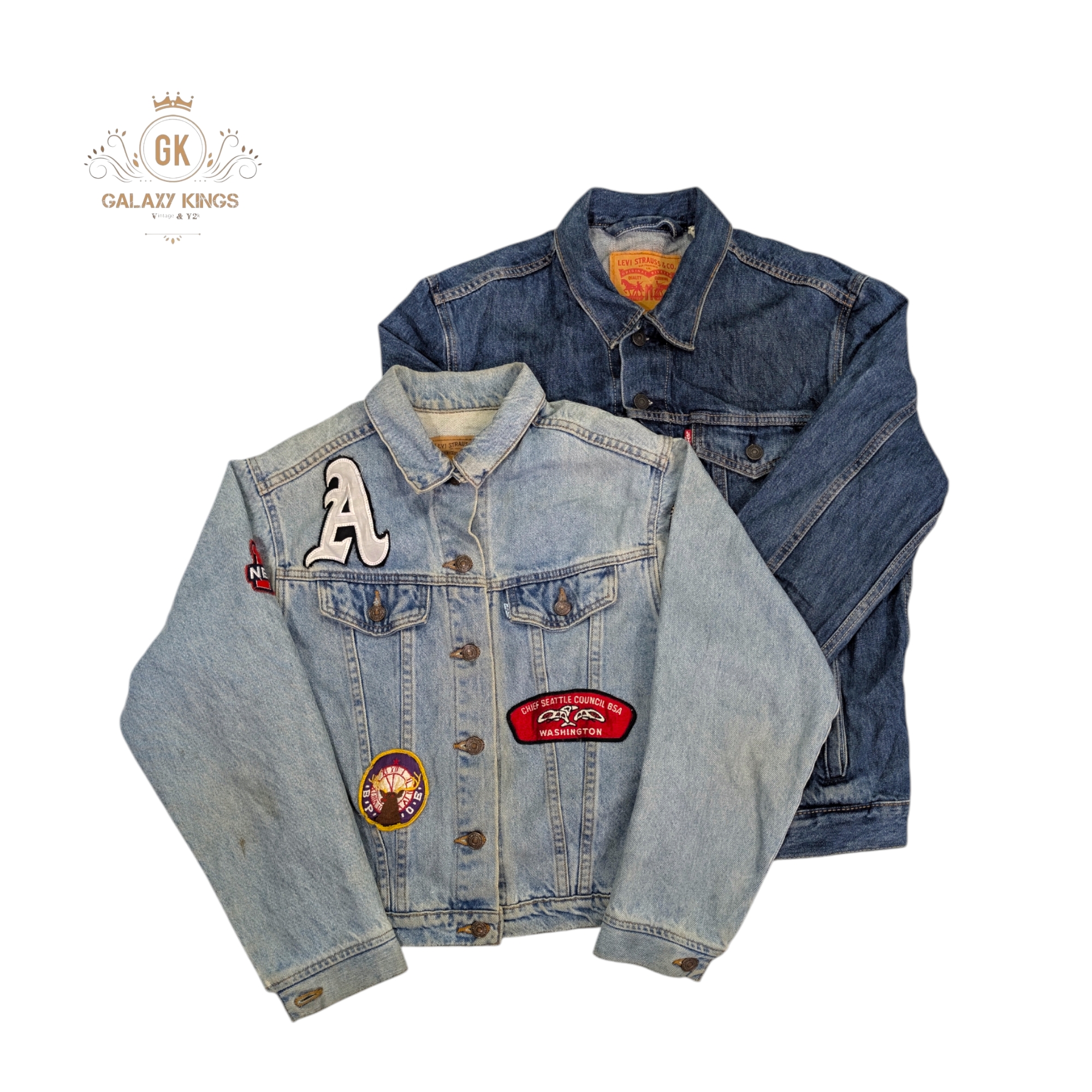 Lee Levi's And Wrangler Denim Jackets