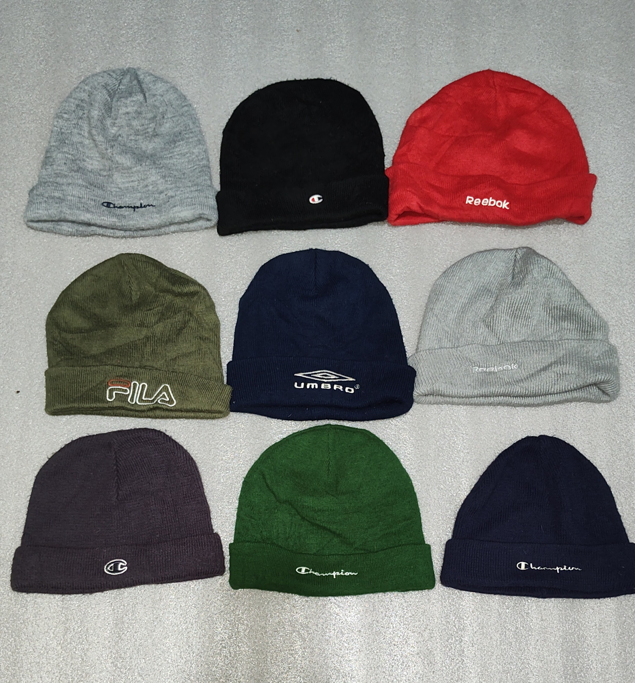 Berretti invernali Champion/Fila/Reebok