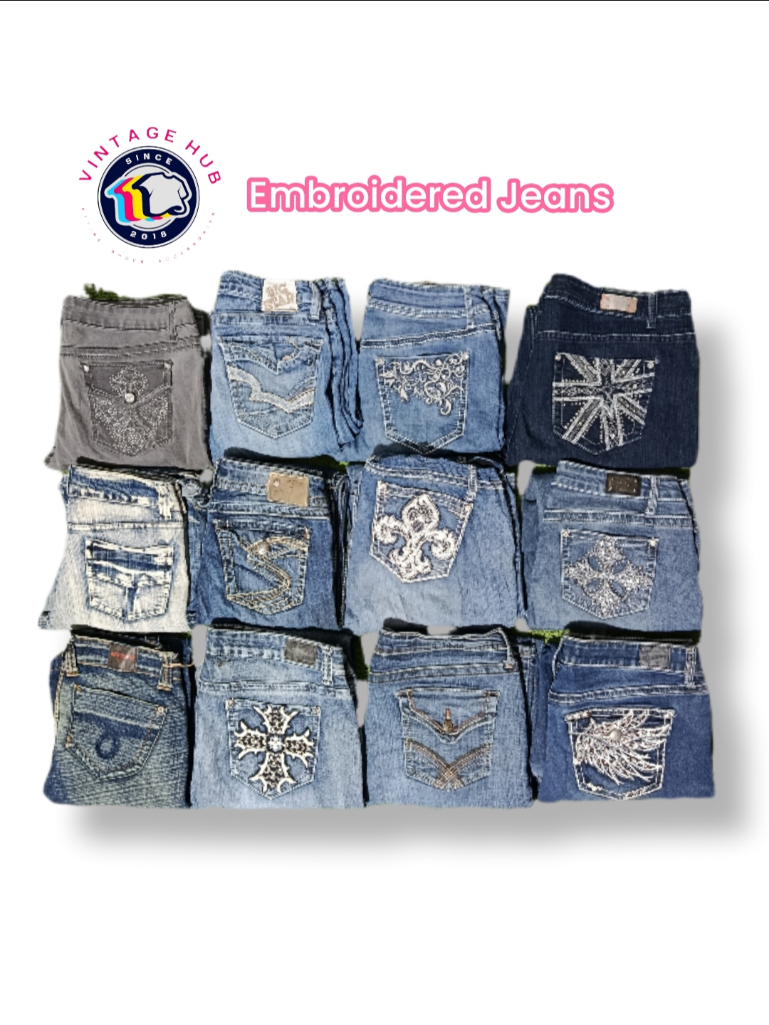 Bestickte Jeans - CX Selected