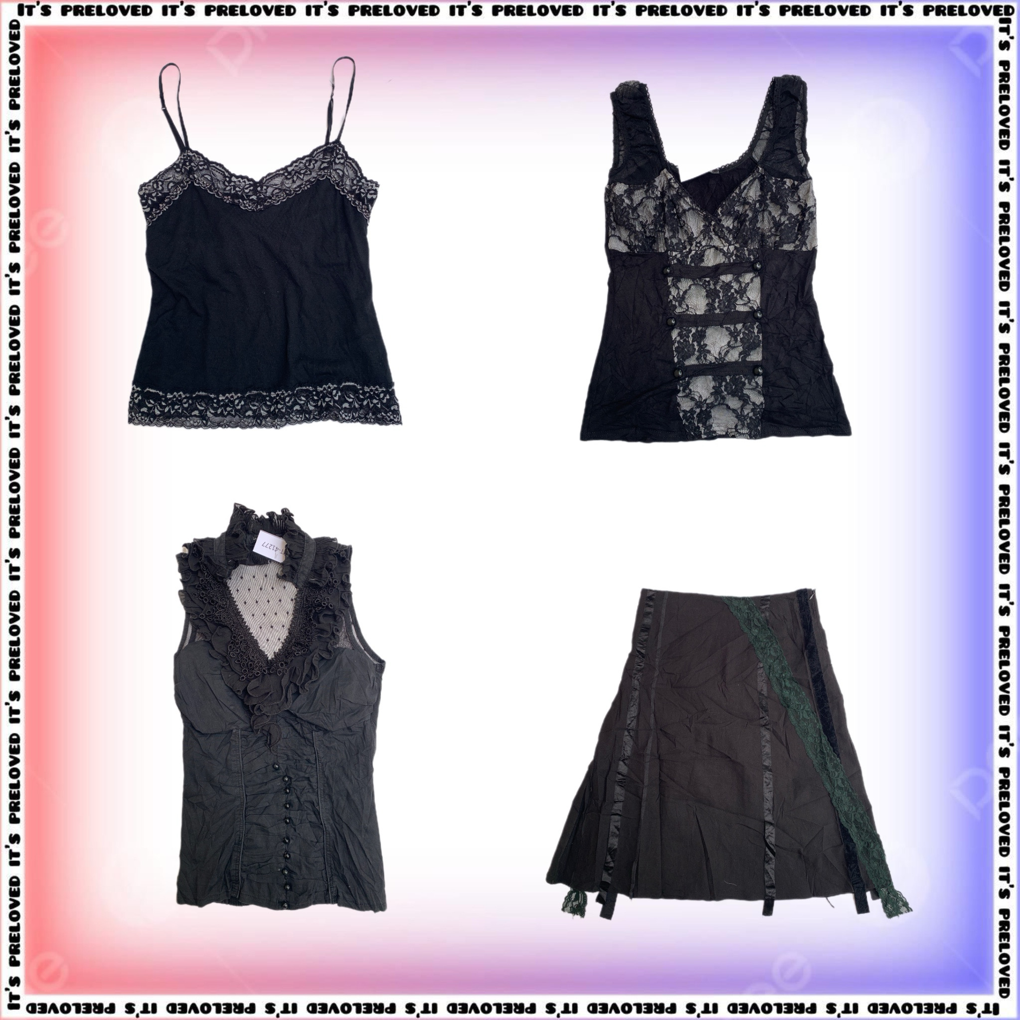 Ensemble Beauté Gothique - Hauts, Robes, Jupes (1893)