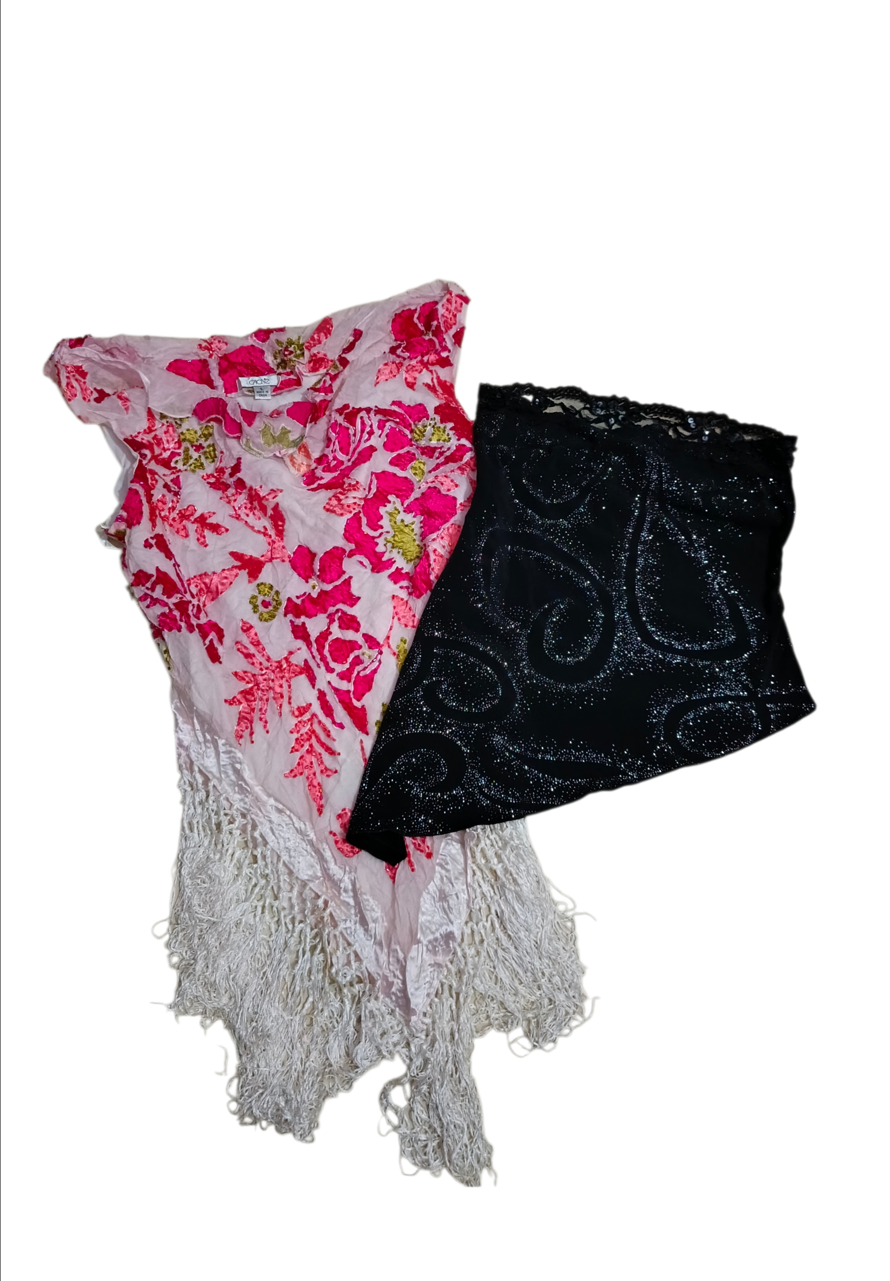 Th80 -perlenbesetzte Oberteile/Bluse -12p -22/1/26