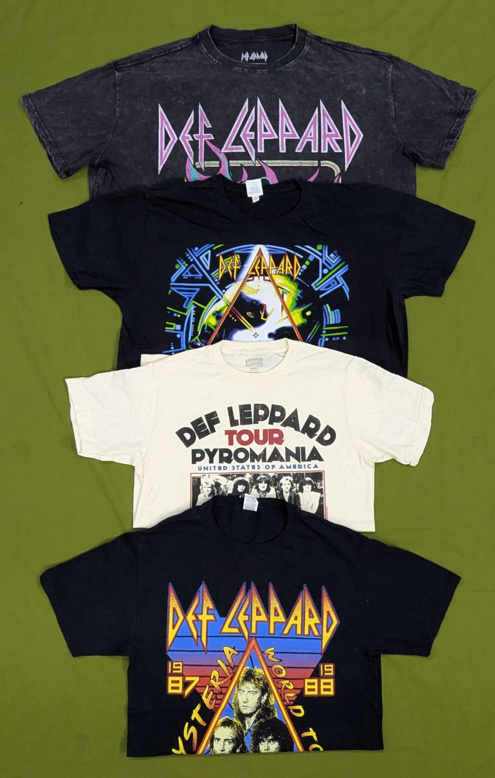 RV1925 Def Leppard Band Tshirts