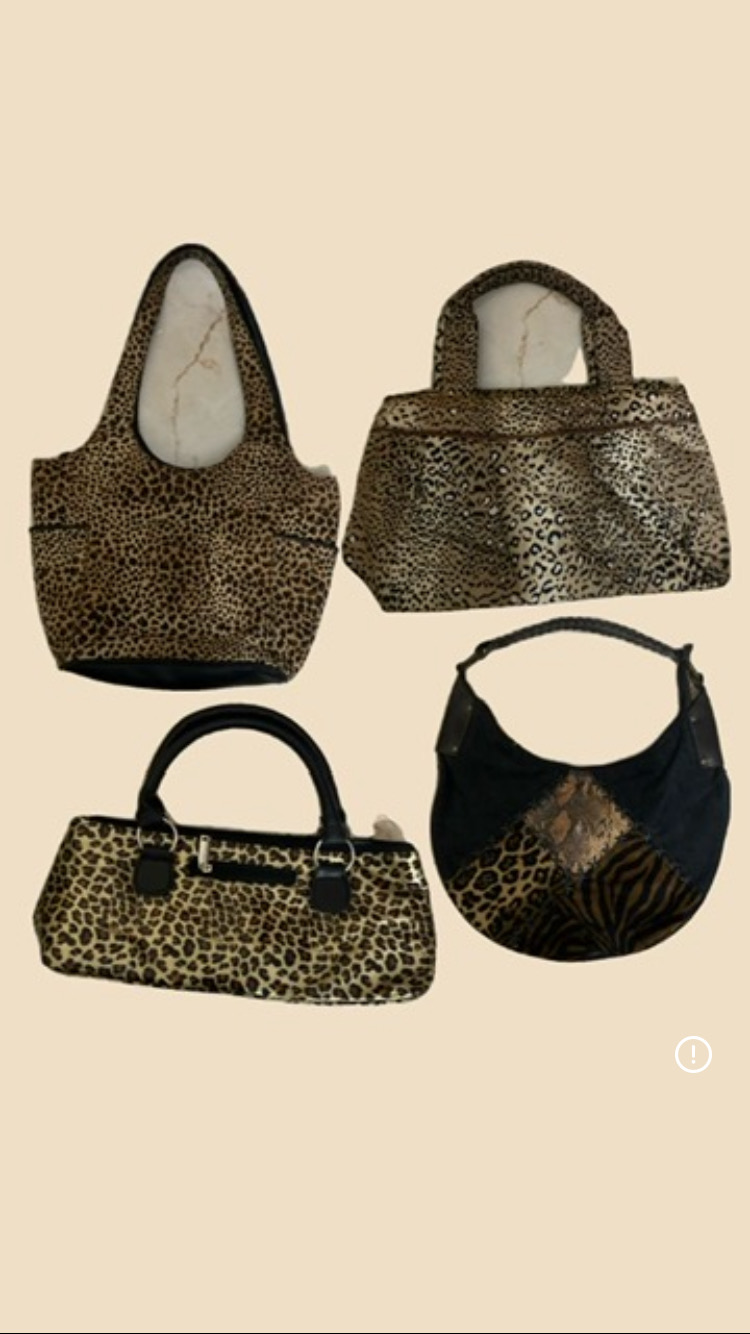 Y2k Animal Print Bags
