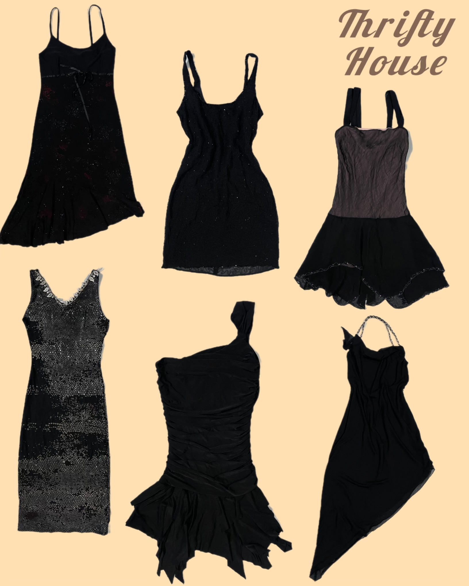 Robe gothique noire Y2k(TH/160)