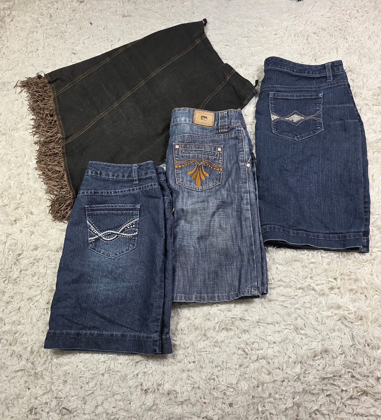 y2k Mid-Denim-Röcke